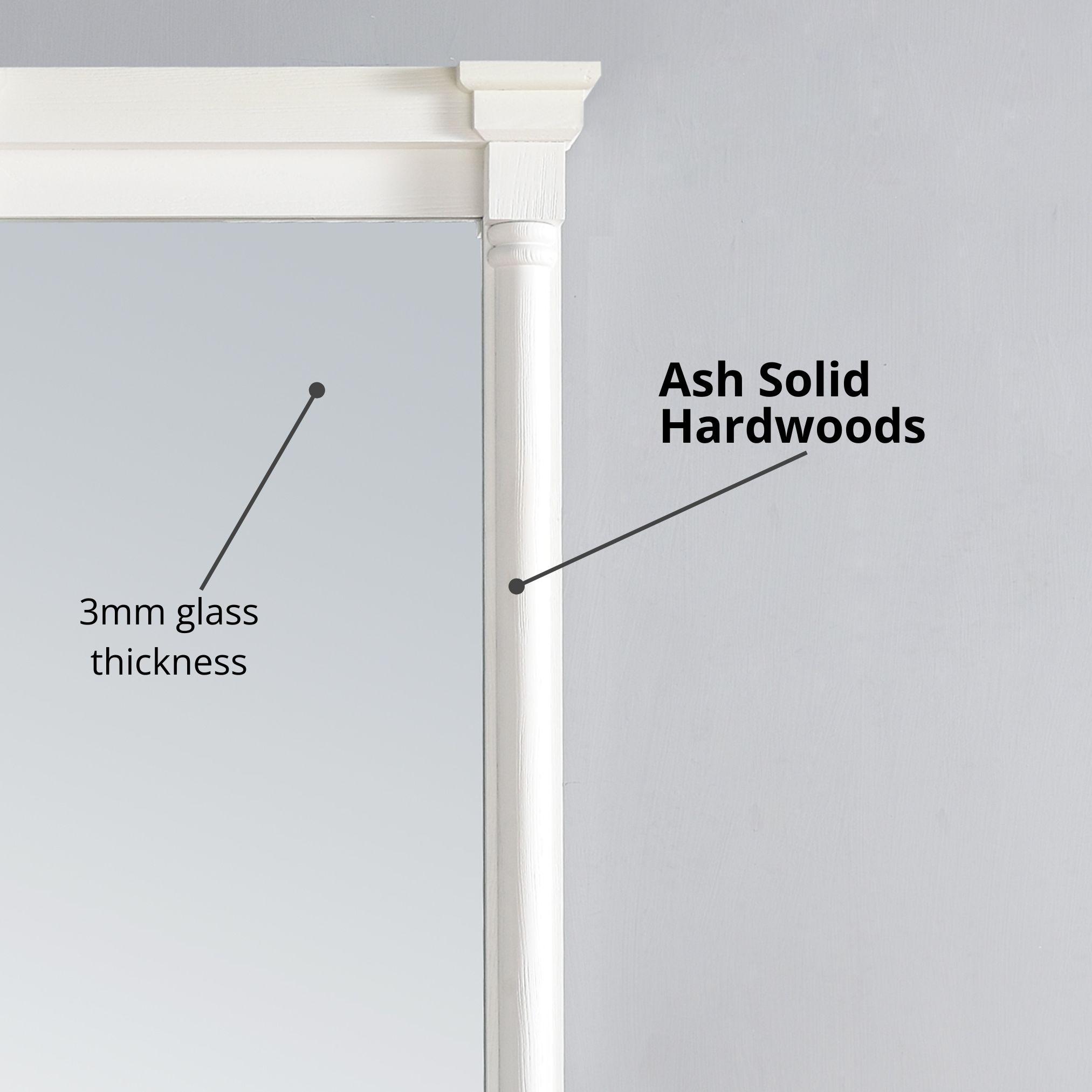 James Martin Vanities Savannah/Providence 27" Mirror, Bright White