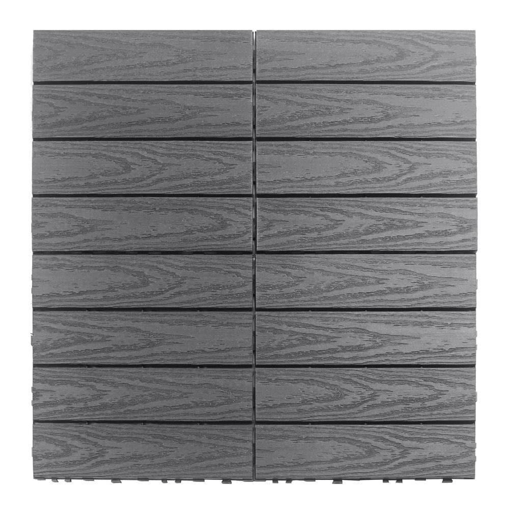 UltraShield Naturale Composite 12" x 12" Interlocking Deck Tile