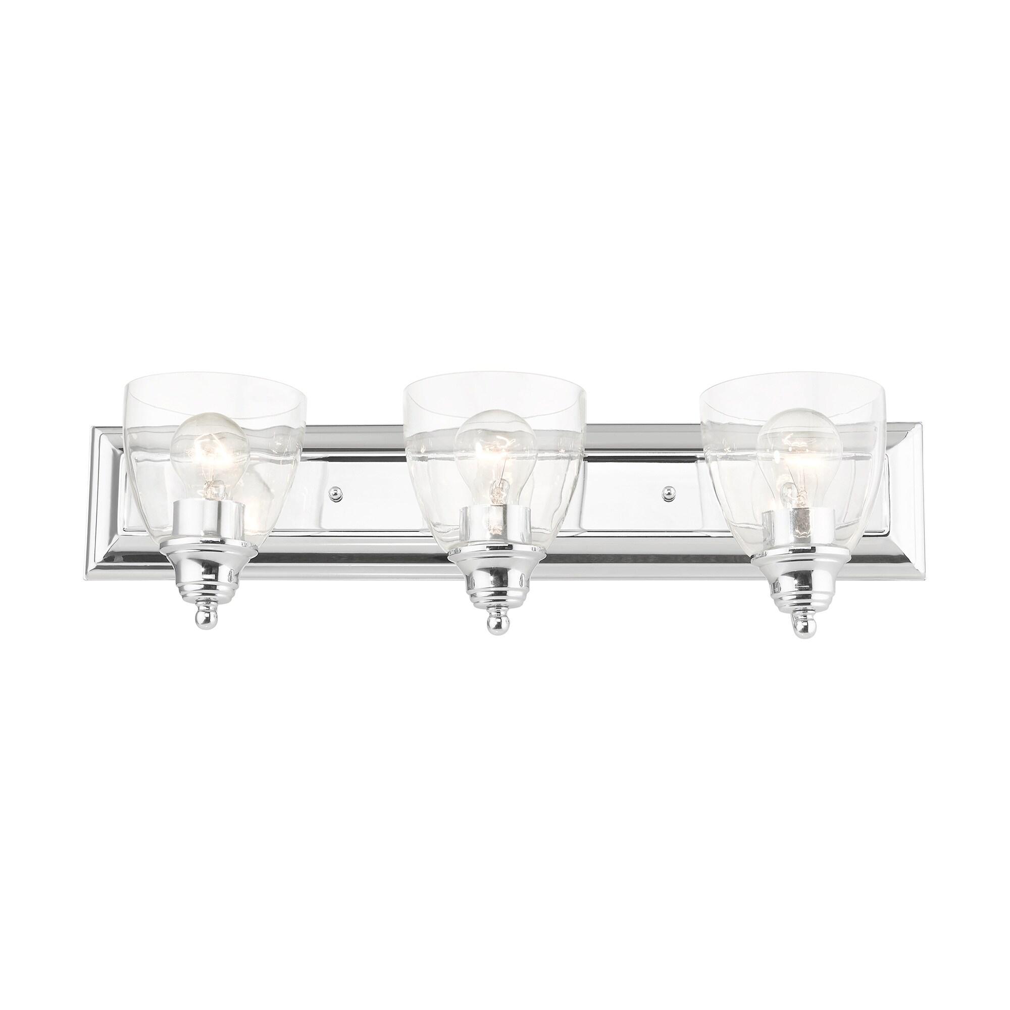 Livex Lighting Birmingham 3 - Light Vanity in  Polished Chrome