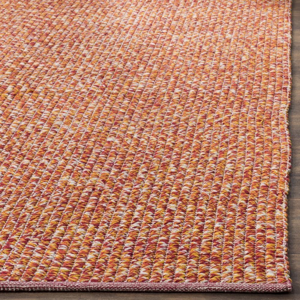Montauk MTK602 Hand Woven Area Rug - Orange/Multi - 6'x9' - Safavieh.