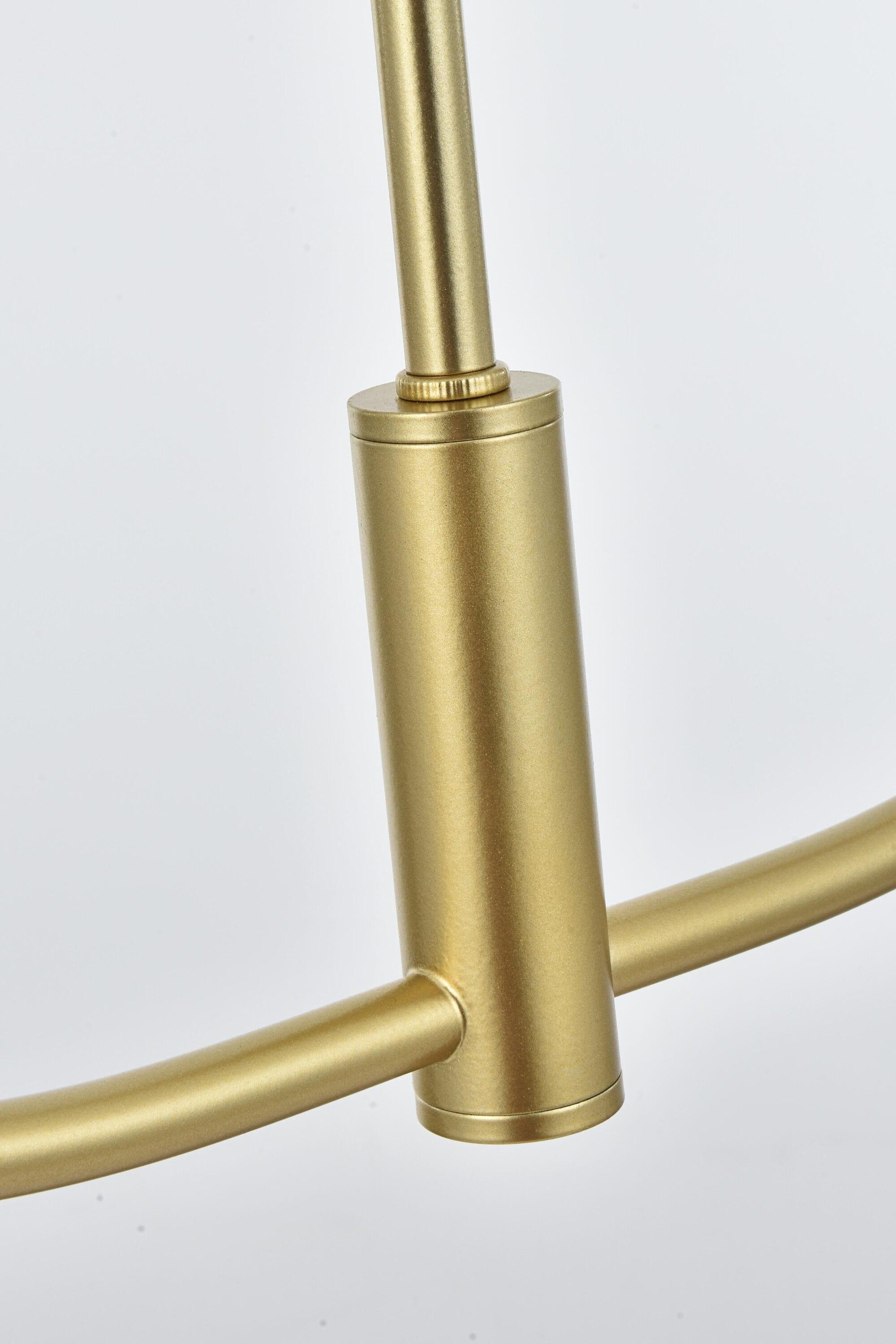 Elegant Lighting Nyomi 36-Inch Chrome Chandelier with Sleek Form