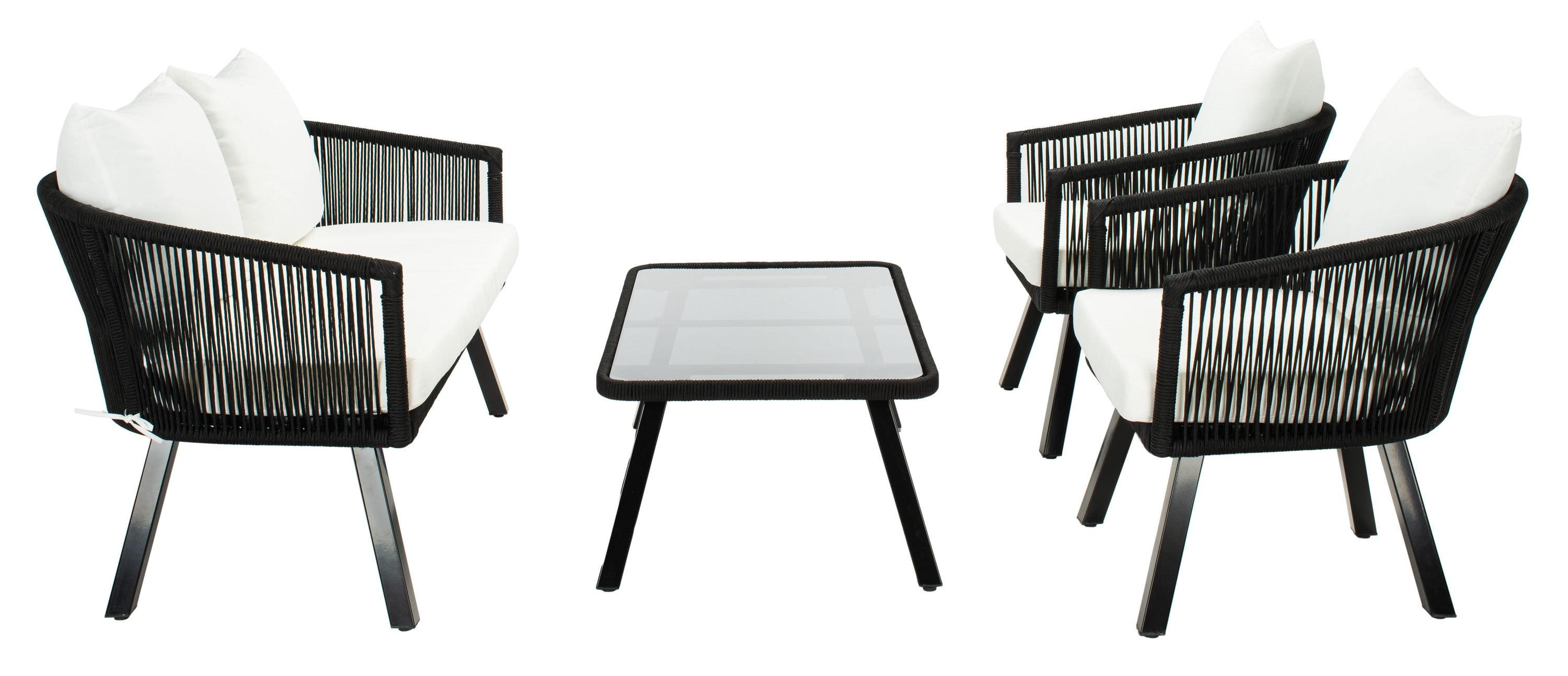 Highland Dunes Oropeza 4 - Person Patio Conversation Sets with Cushions