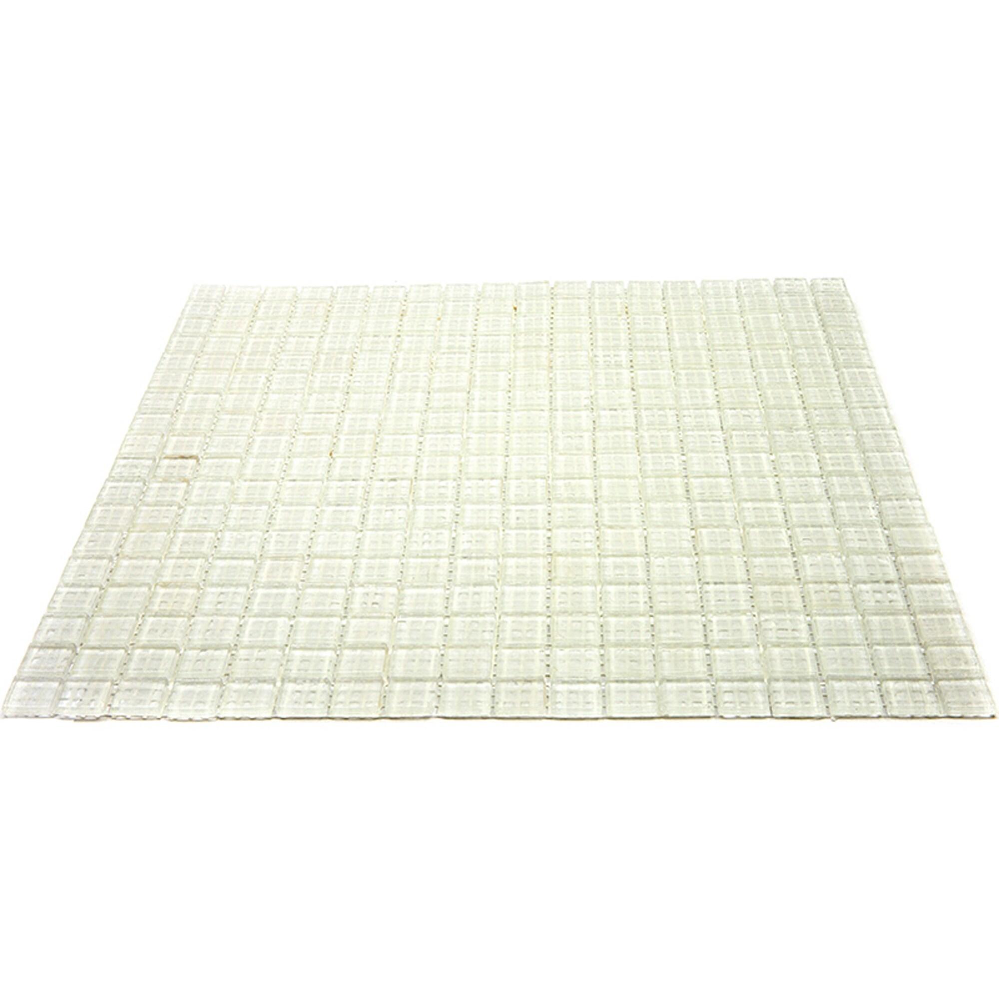 Skosh 0.6" x 0.6" Glass Grid Mosaic Wall & Floor Tile