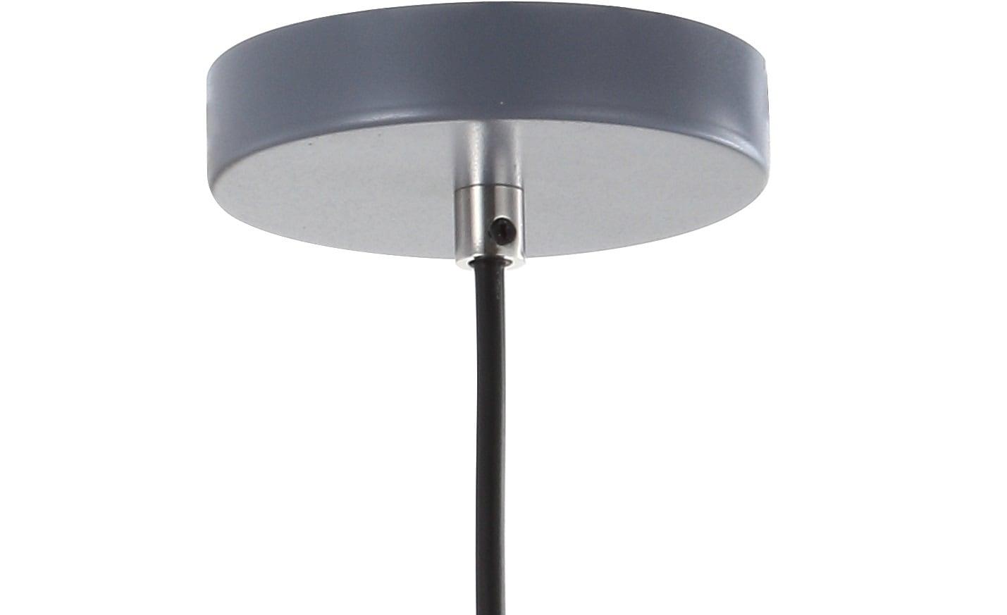 Paul 11" Farmhouse Metal LED Pendant, Gray