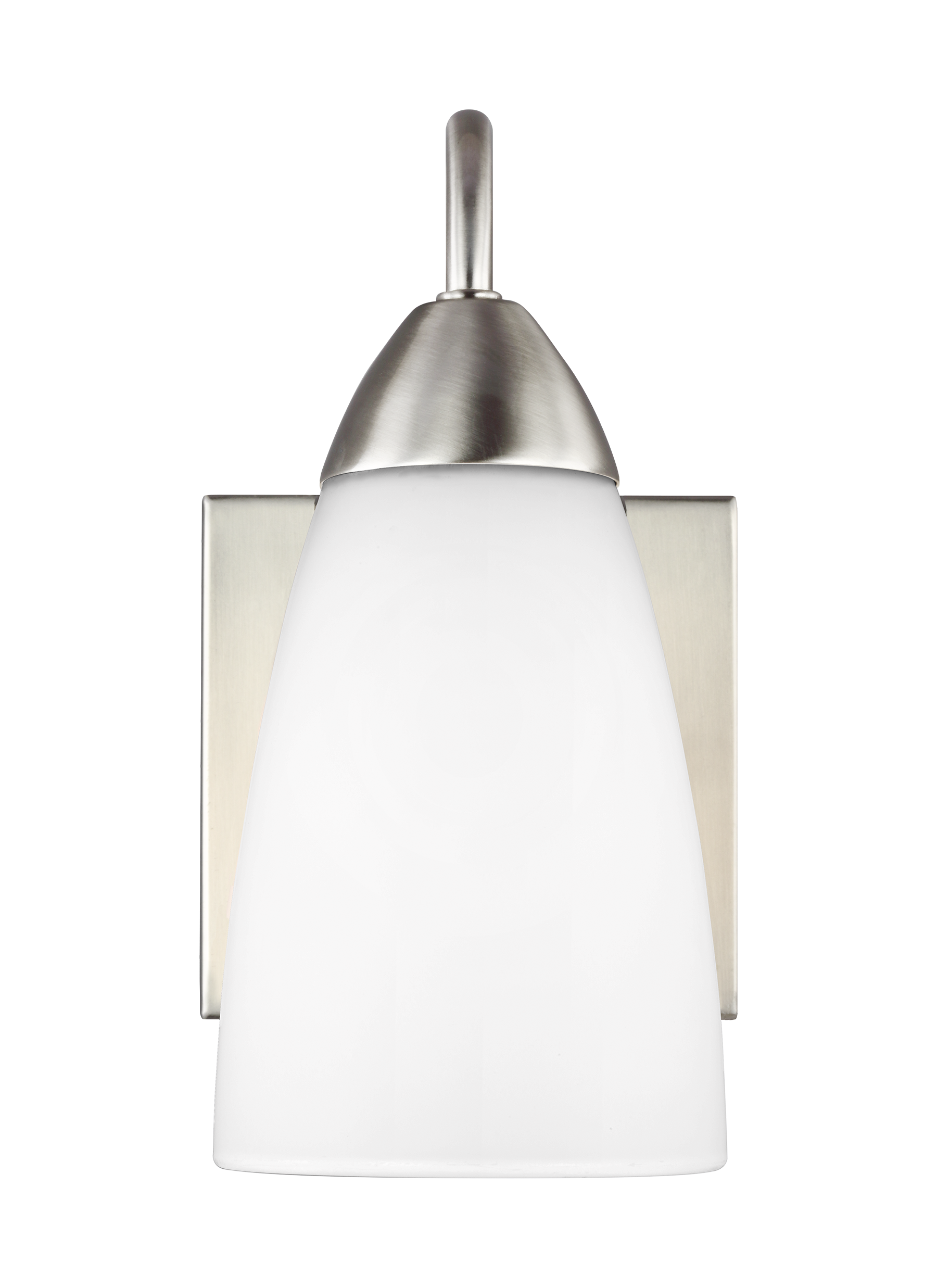 Generation Lighting 4120201-962 Seville One Light Wall/Bath Sconce, Brushed Nickel Finish