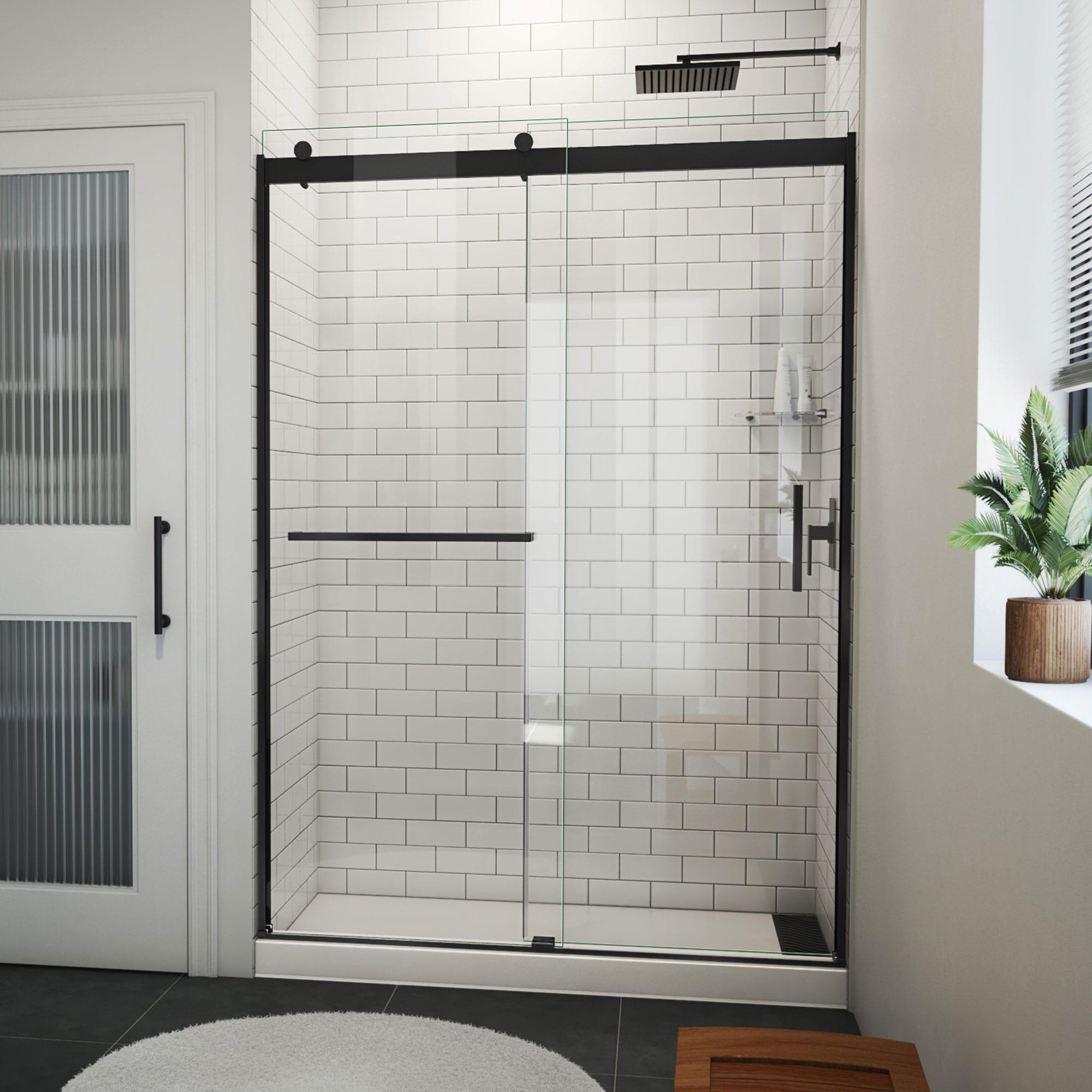 DreamLine Harmony 56 - 60 in. W x 58 in. H Semi-Frameless Tub Door with ClearMax™ Technology SDHA60W760VXX09