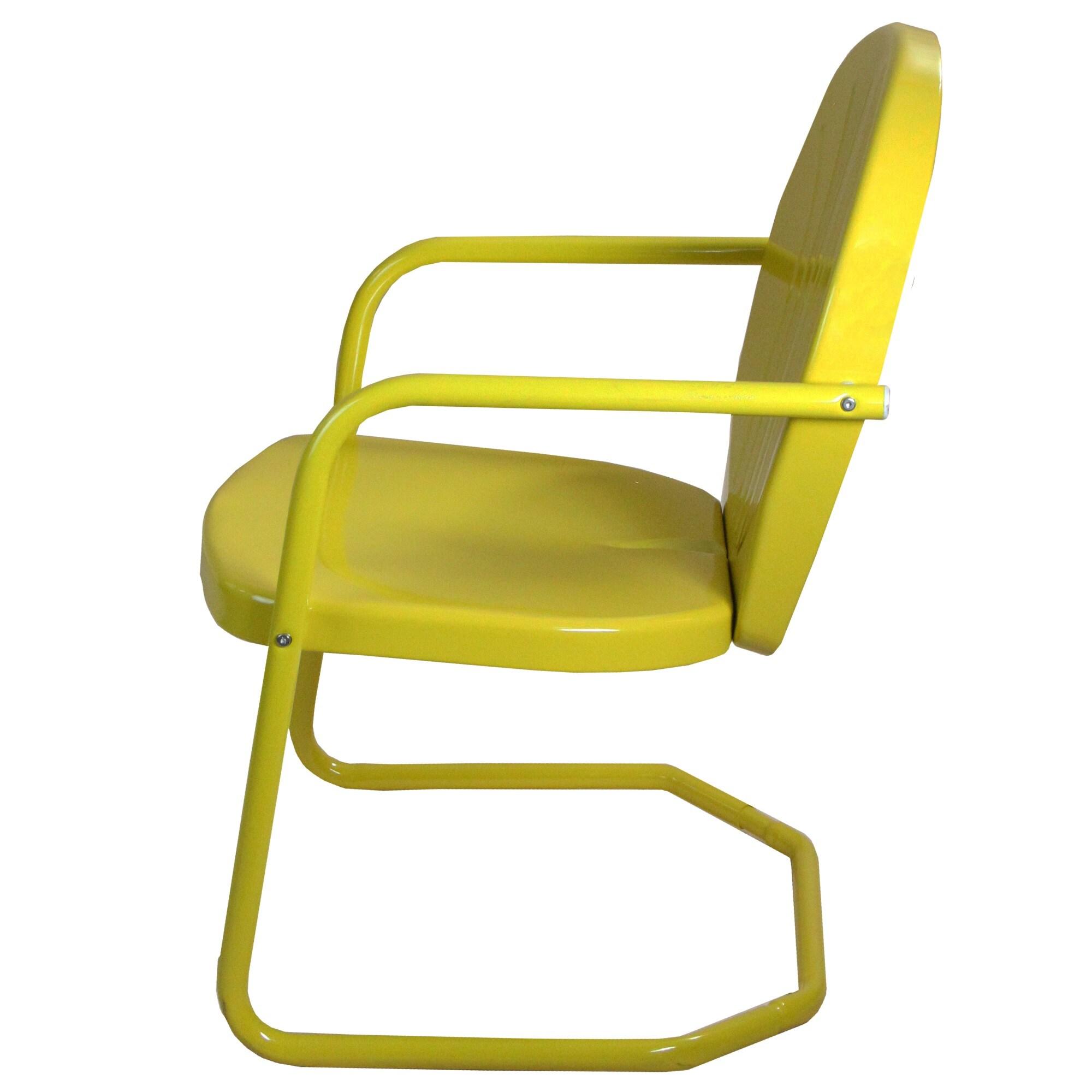 Northlight Seasonal 34-Inch Outdoor Retro Tulip Armchair