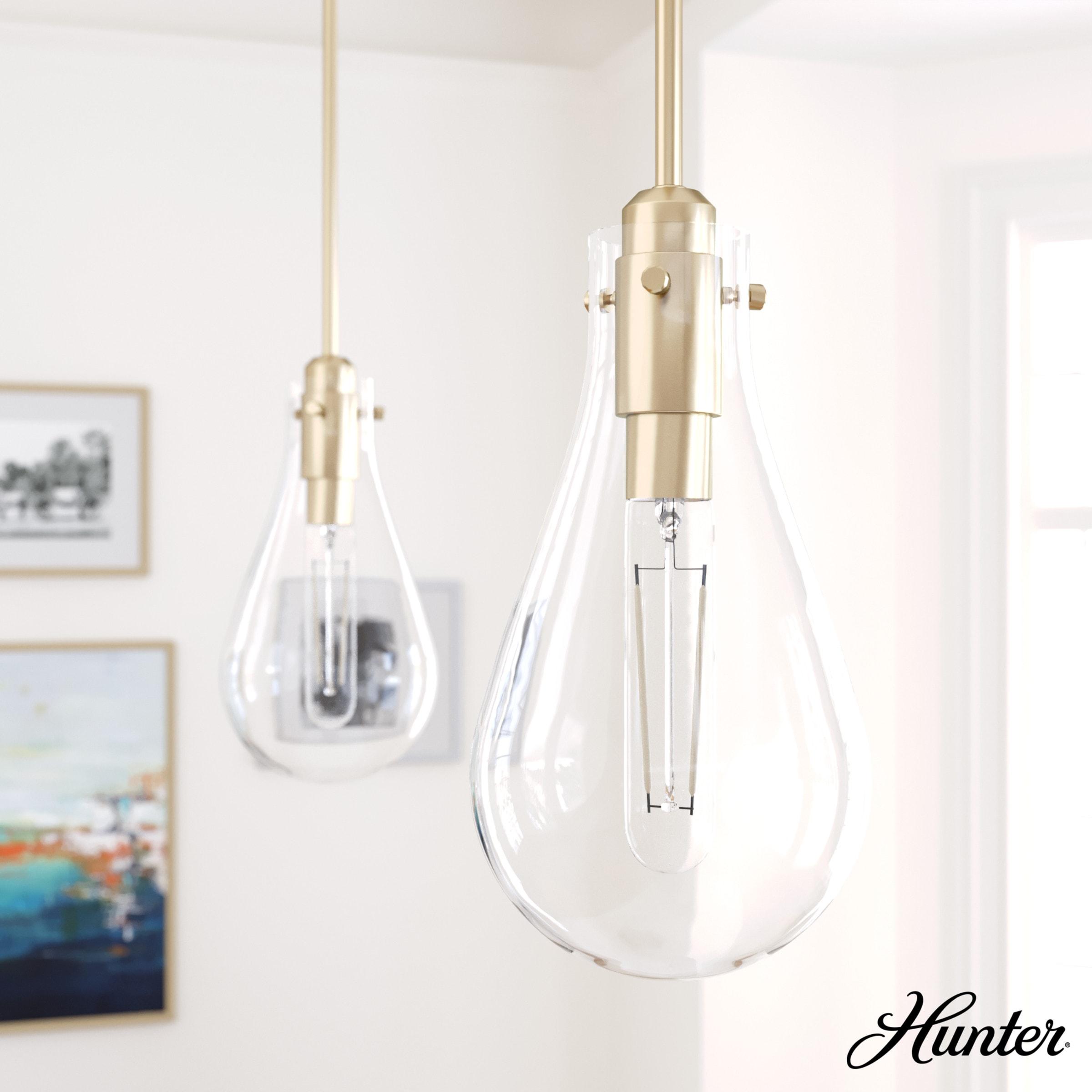 Lundin 1 - Light Single Tear Drop Pendant