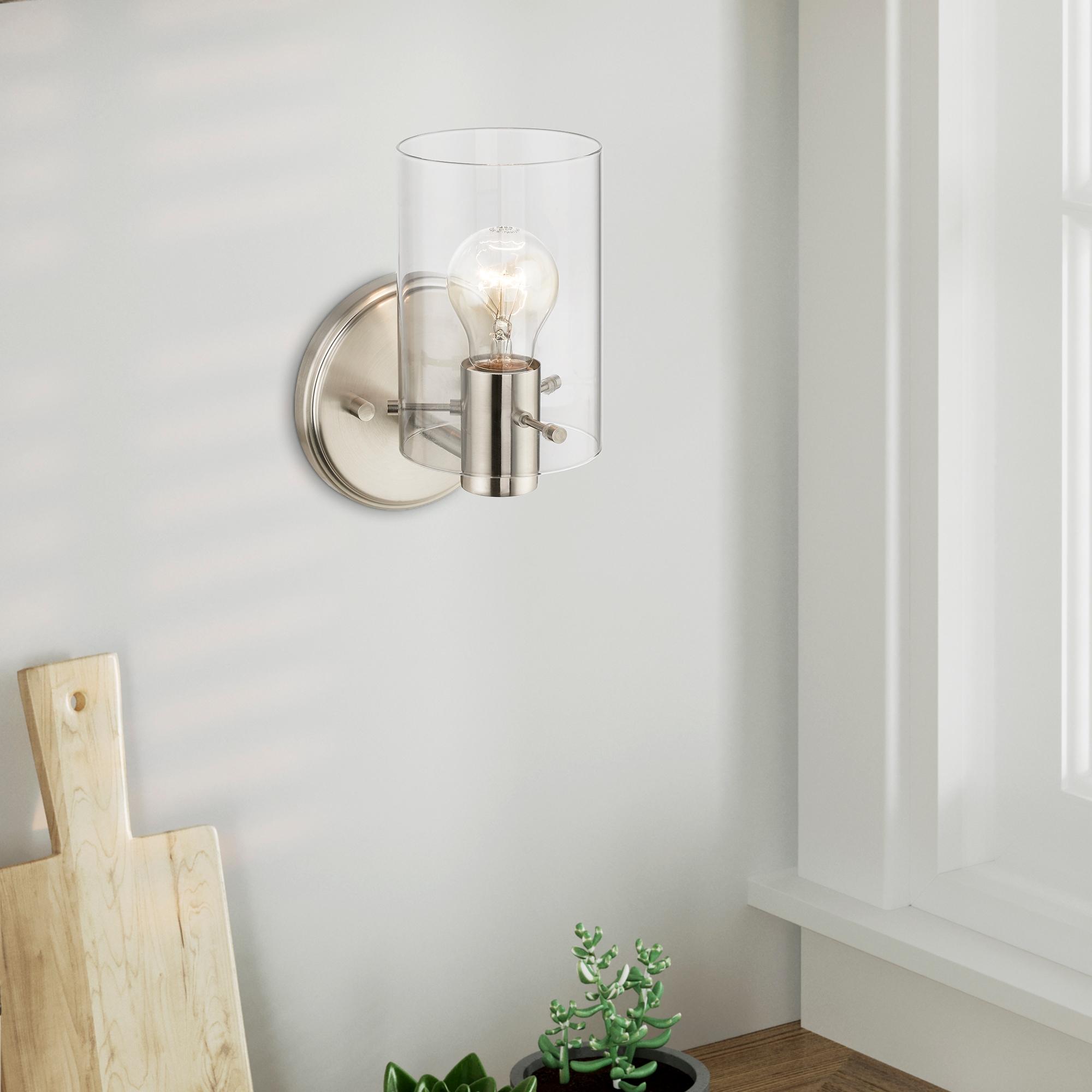 Livex Lighting Munich 1 - Light Sconce in  Brushed Nickel