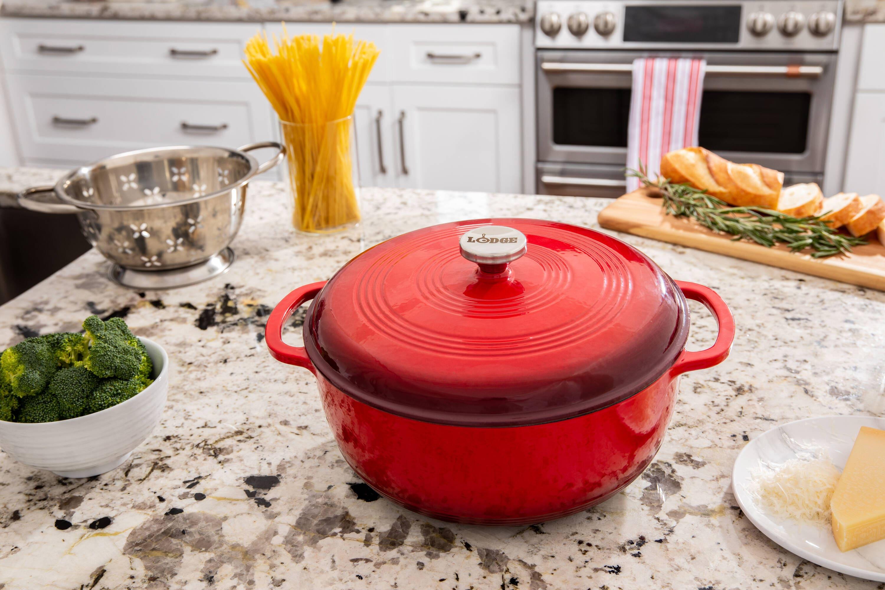 Lodge Enameled Cast Iron Dutch Oven