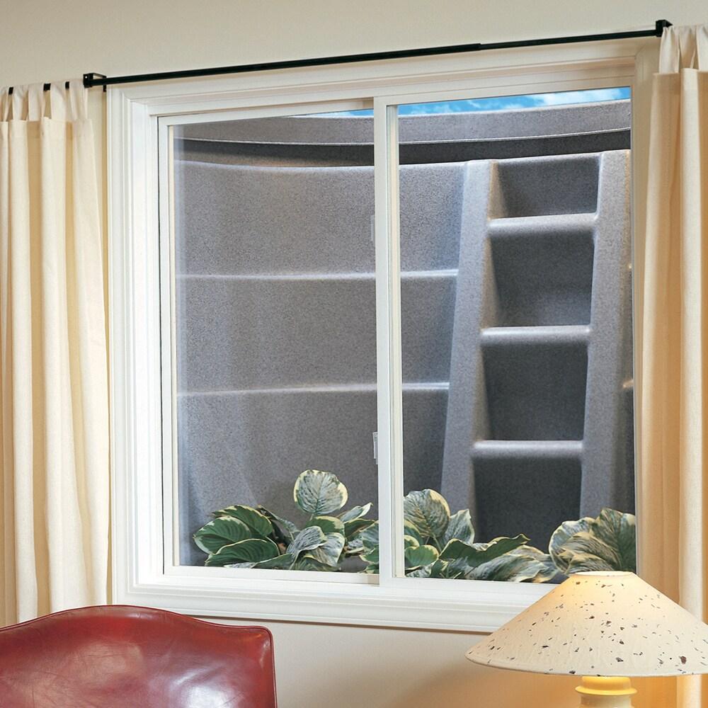 Granite Gray Polyethylene Rectangular Egress Window Well