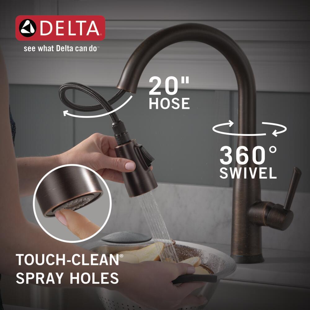 Essa Pull Down Sprayer Touch and Voice Control Kitchen Sink Faucet, Touch Control Kitchen Faucet