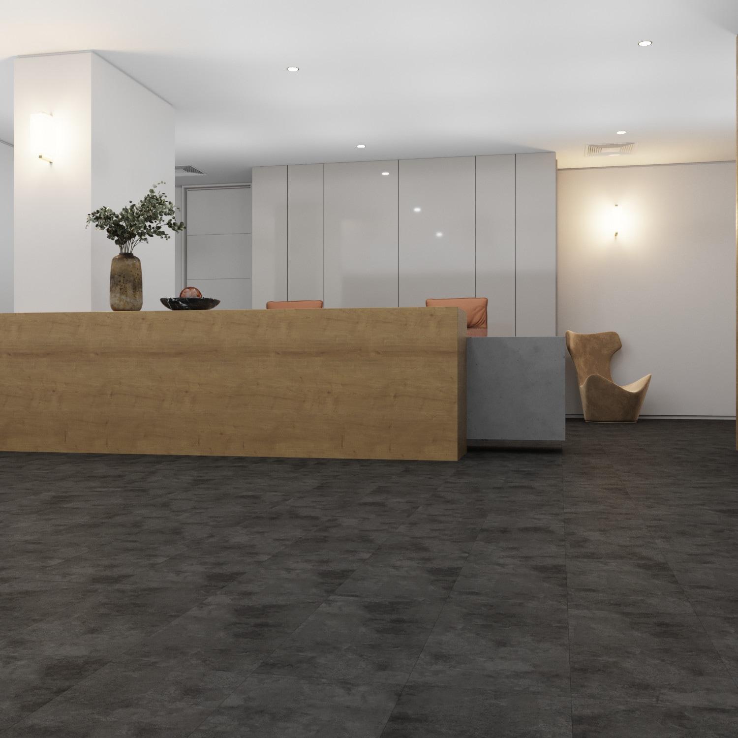 GlueCore Classic 22mil x 12" W x 24" L Glue Down Vinyl Tile Flooring