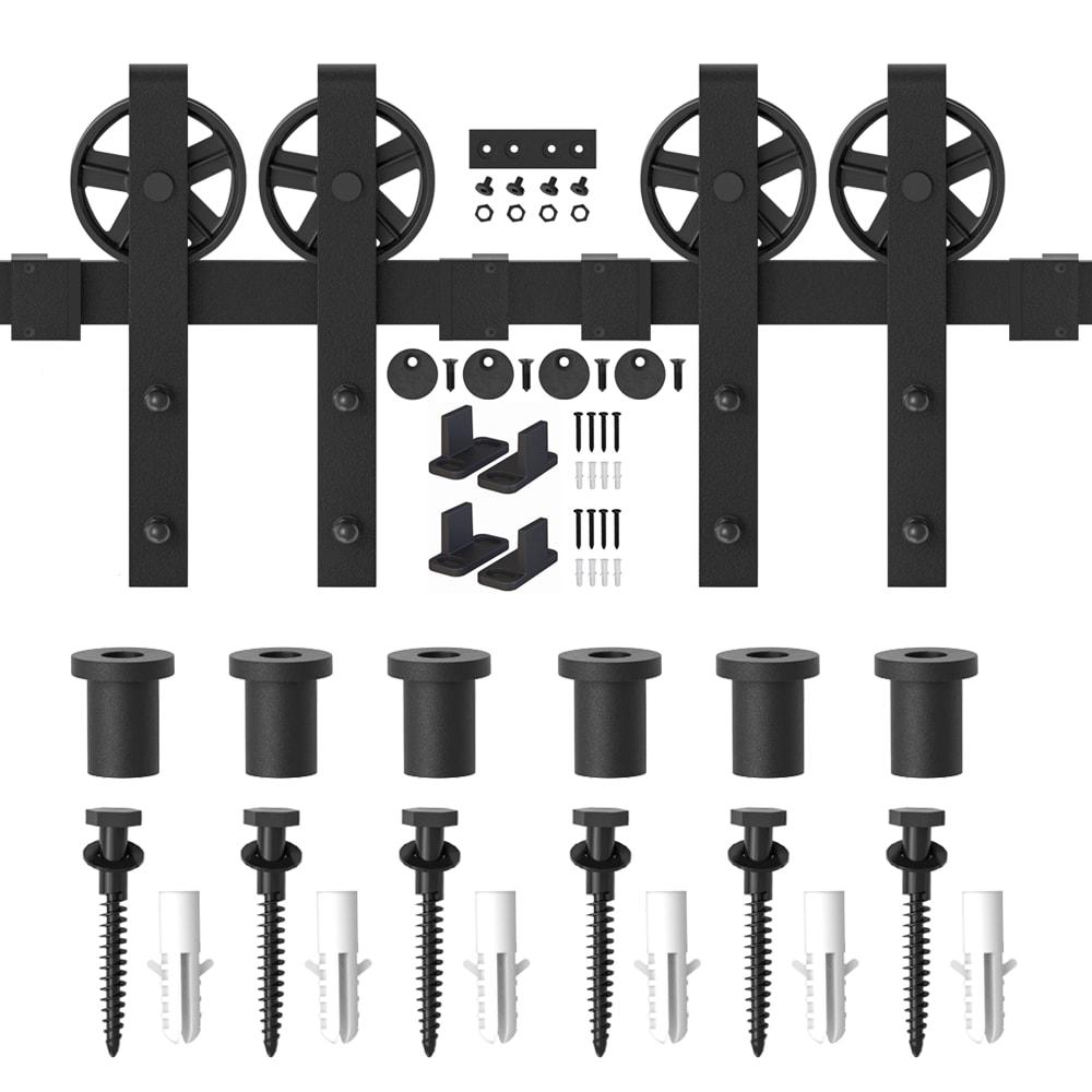 Sliding Standard Double Barn Door Hardware Kit