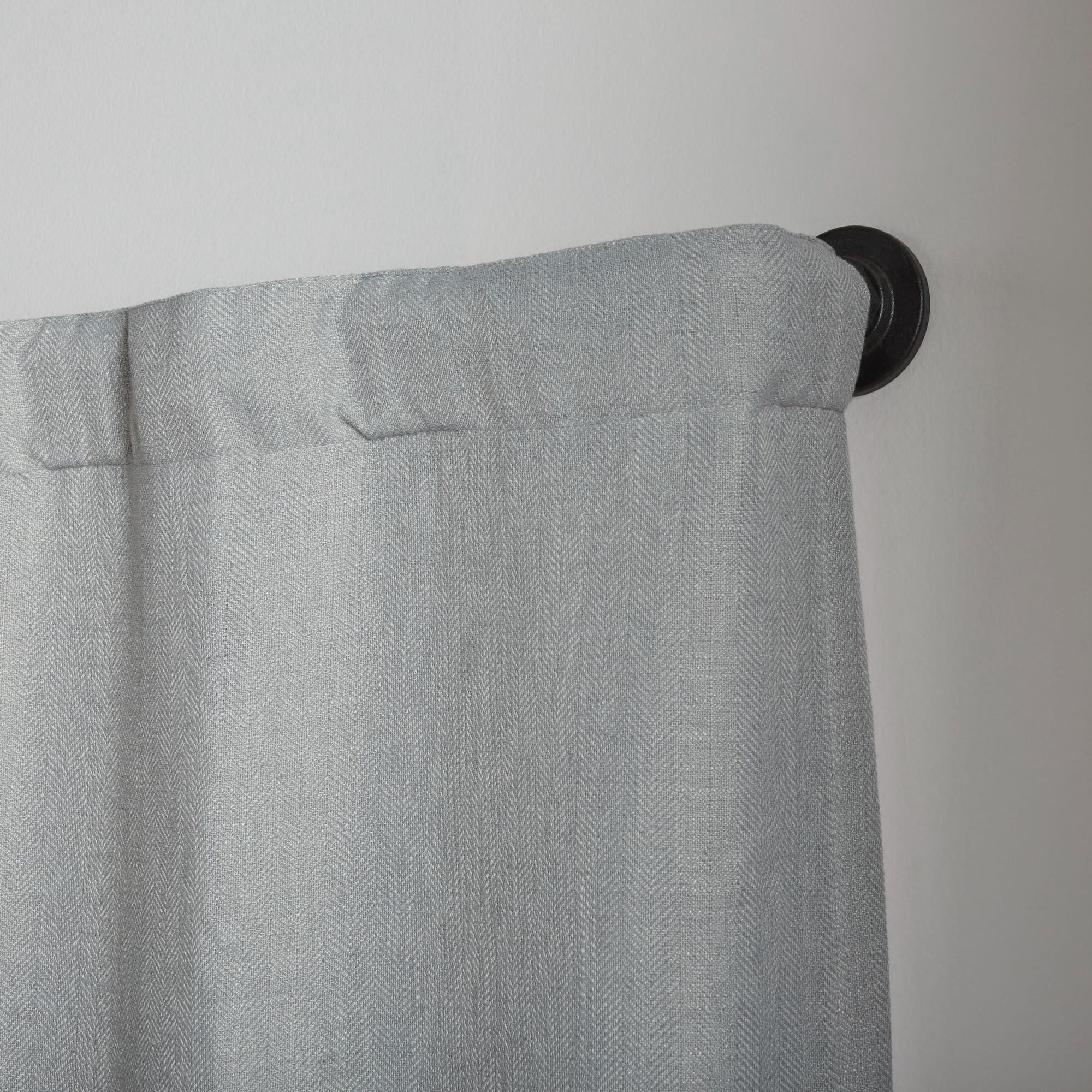 Amalgamated Textiles Adjustable Single Curtain Rod
