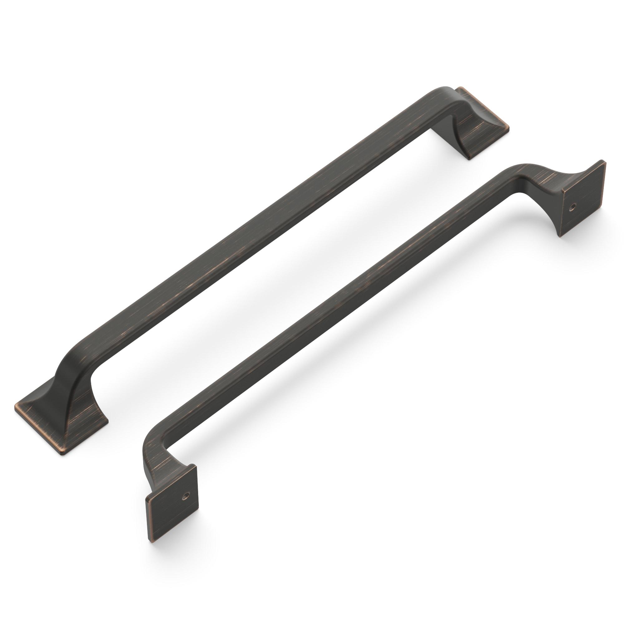 Forge Kitchen Cabinet Handles, Solid Core Drawer Pulls for Cabinet Doors, 7-9/16" (192mm)