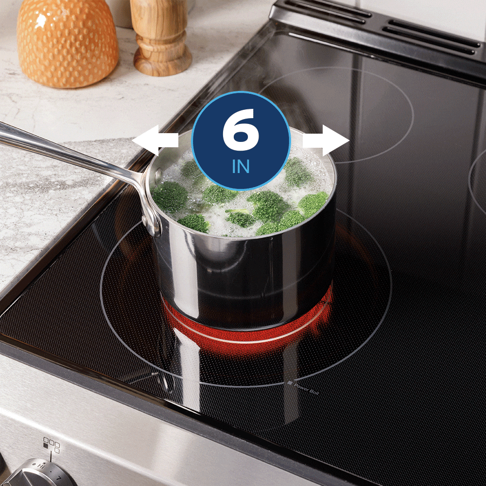 GE Appliances GE 30" Slide-In Electric Convection Range