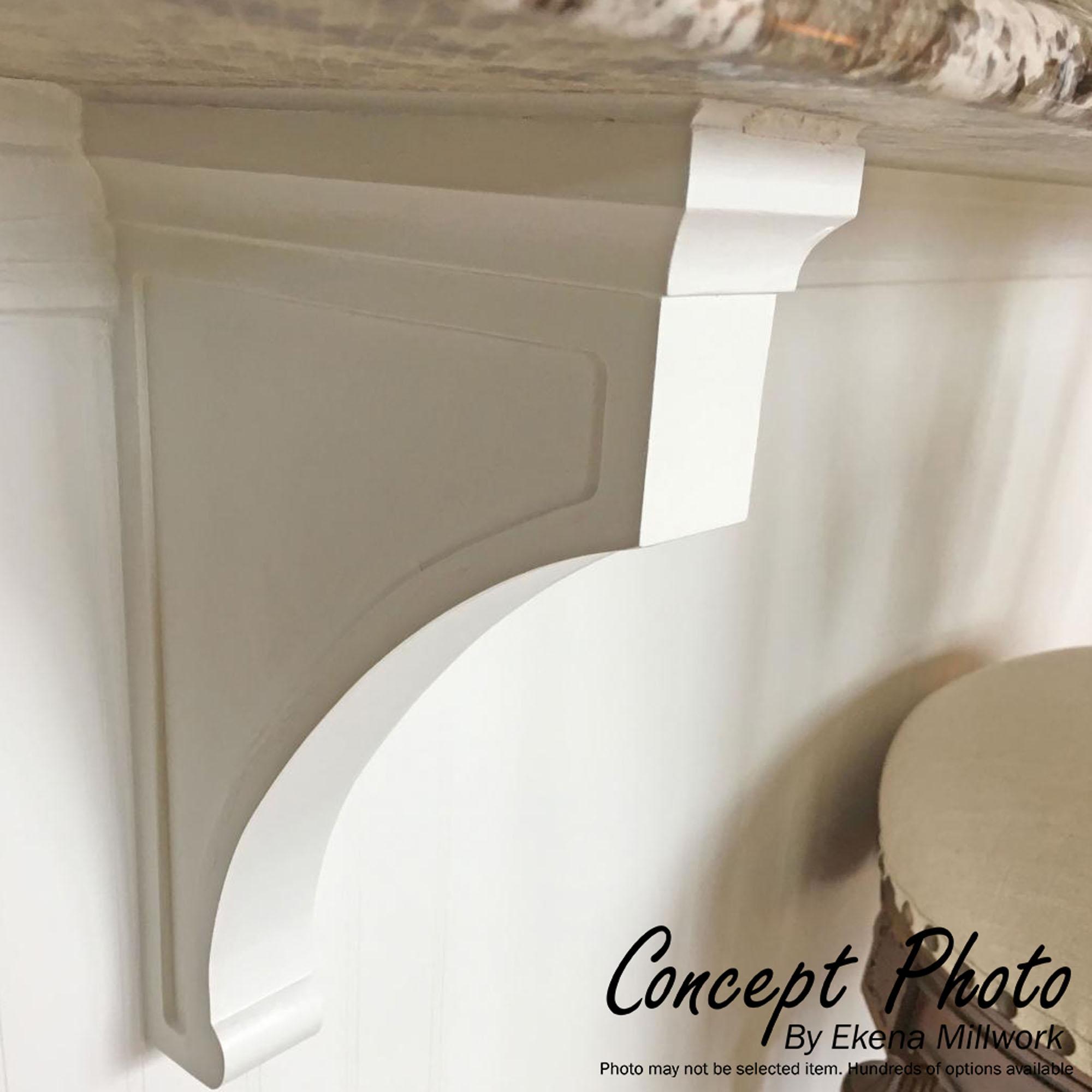 Ekena Millwork Reese H 2.5'' W D Wood Bracket / Corbel