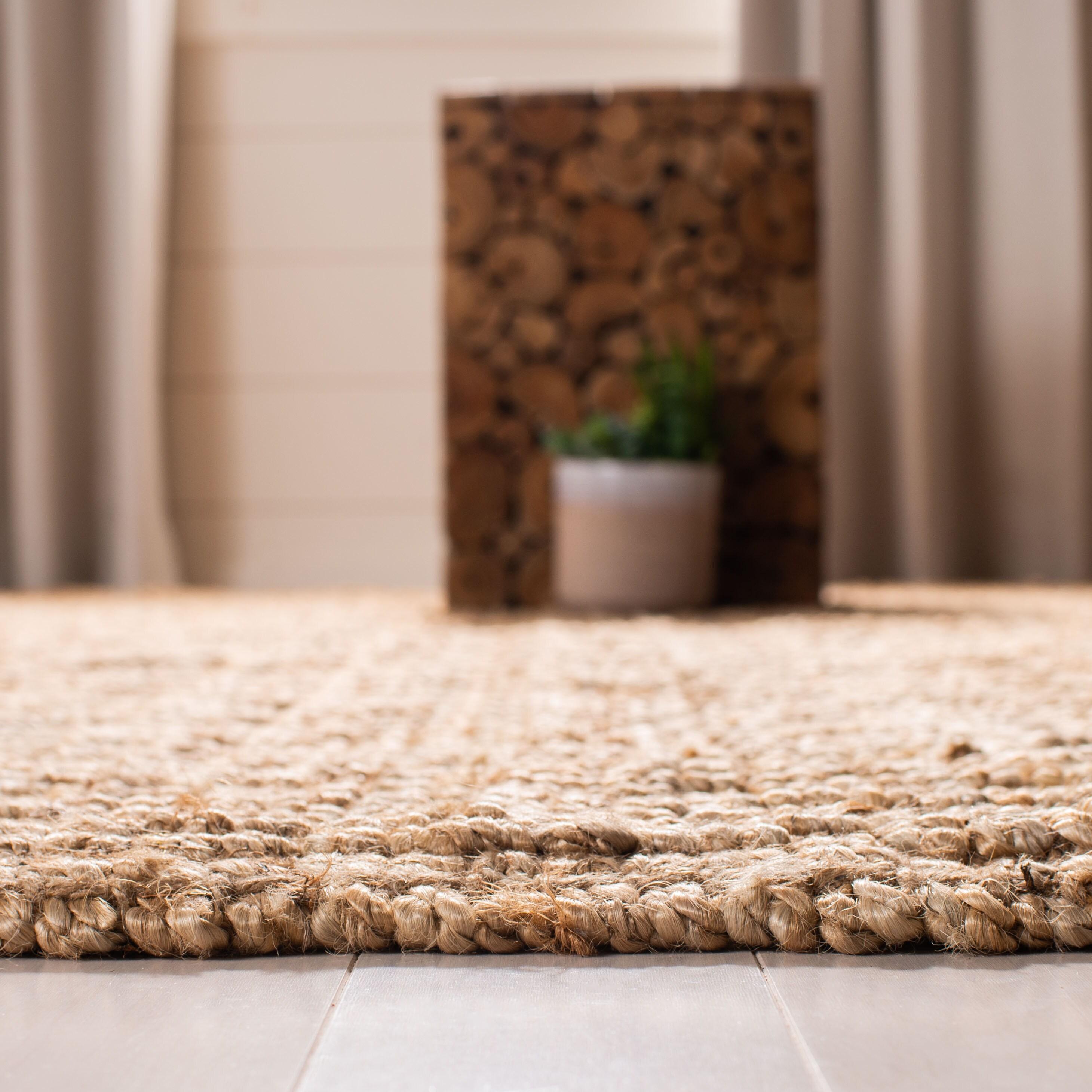 Natural Fiber NFB119 Hand Loomed Area Rug - Beige - 8'x10' - Safavieh.