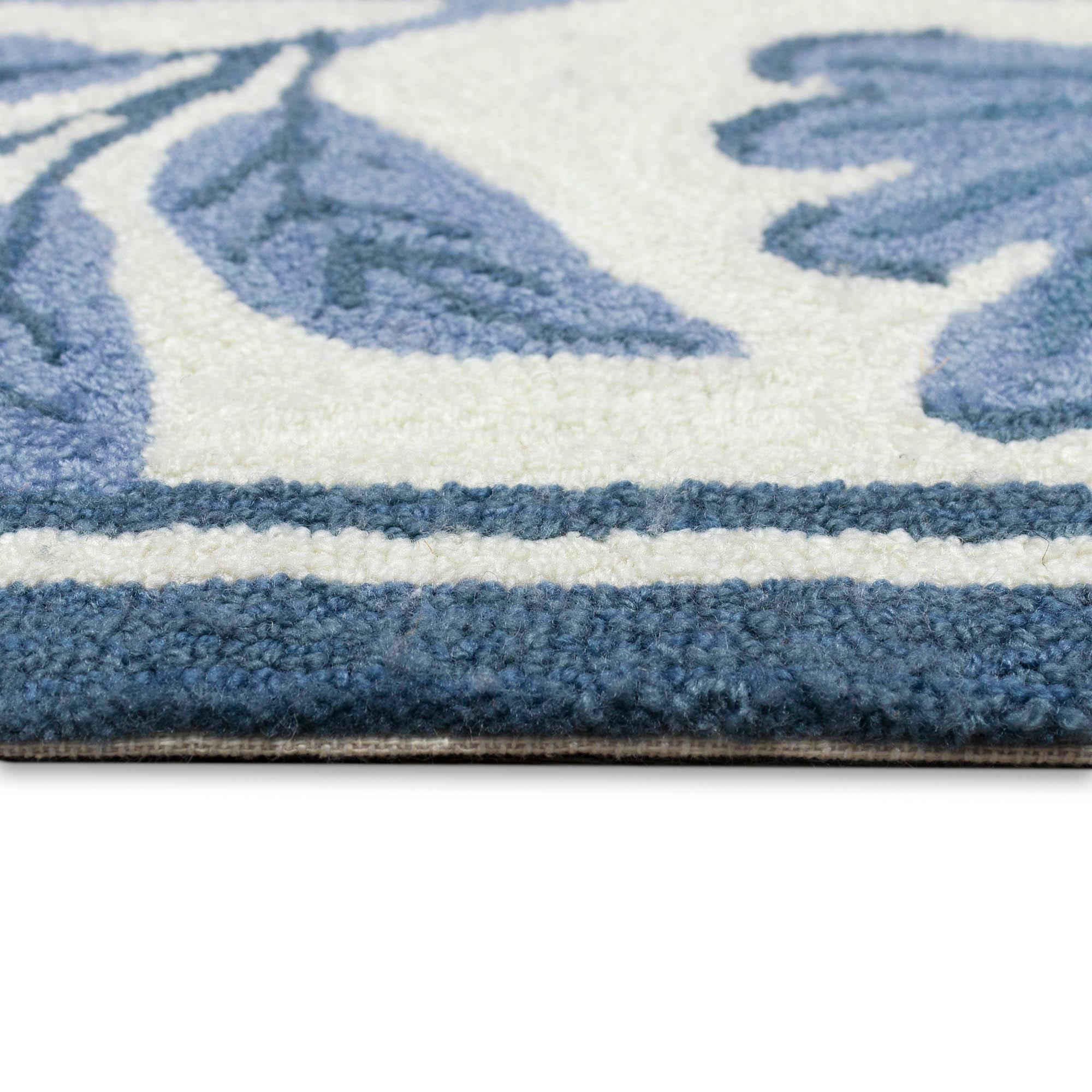 Liora Manne Calais Solid Indoor/Outdoor Rug Charcoal 5' x 7'6"