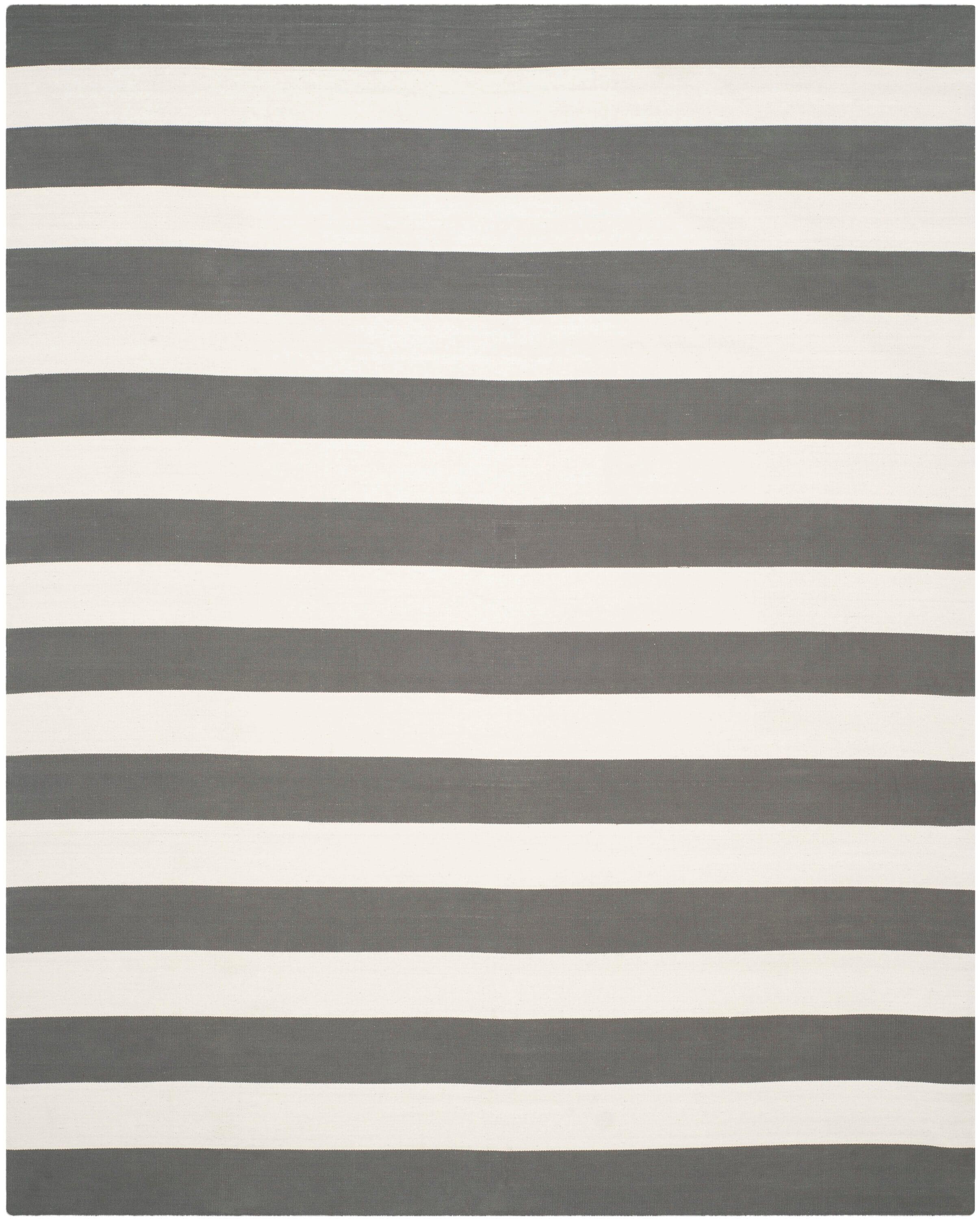 Montauk MTK712 Hand Woven Indoor Area Rug - Grey/Ivory - 8'x10' - Safavieh
