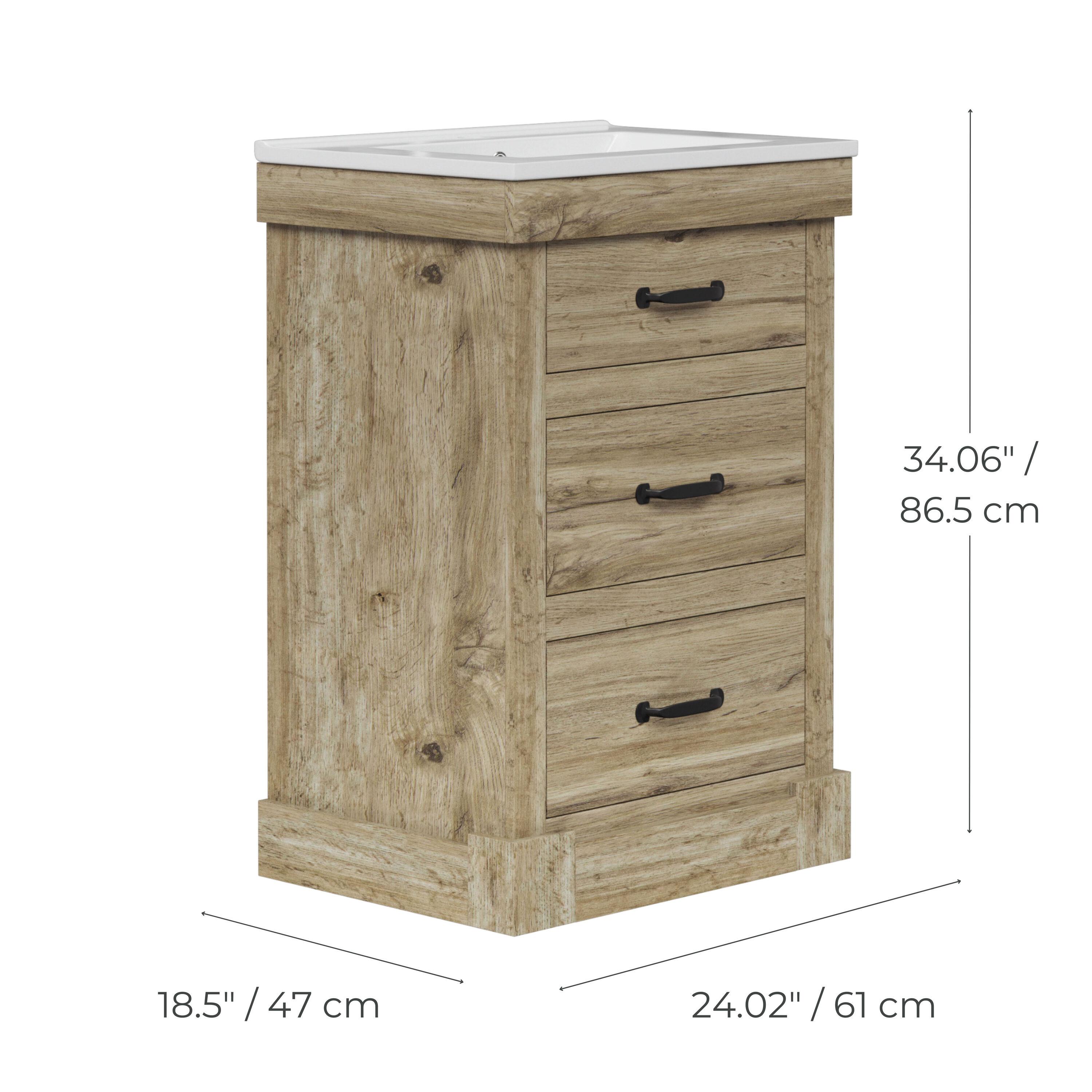 Teamson Home Stratford 22.25" x 24" 2-Door Removable Wall Cabinet, White