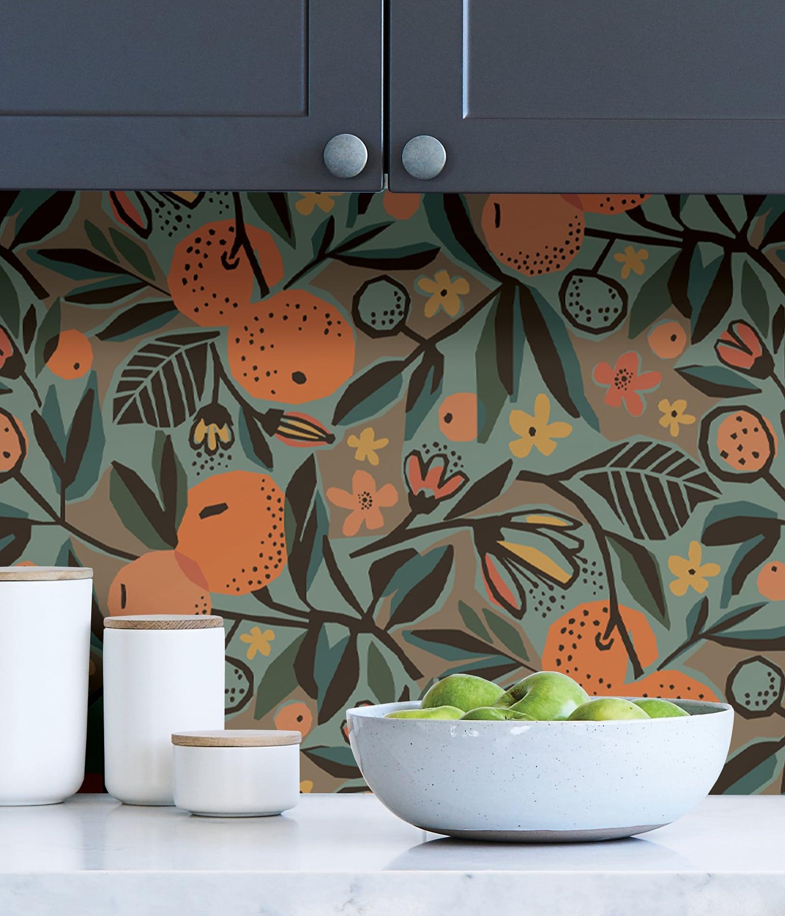 Peel & Stick Floral Roll
