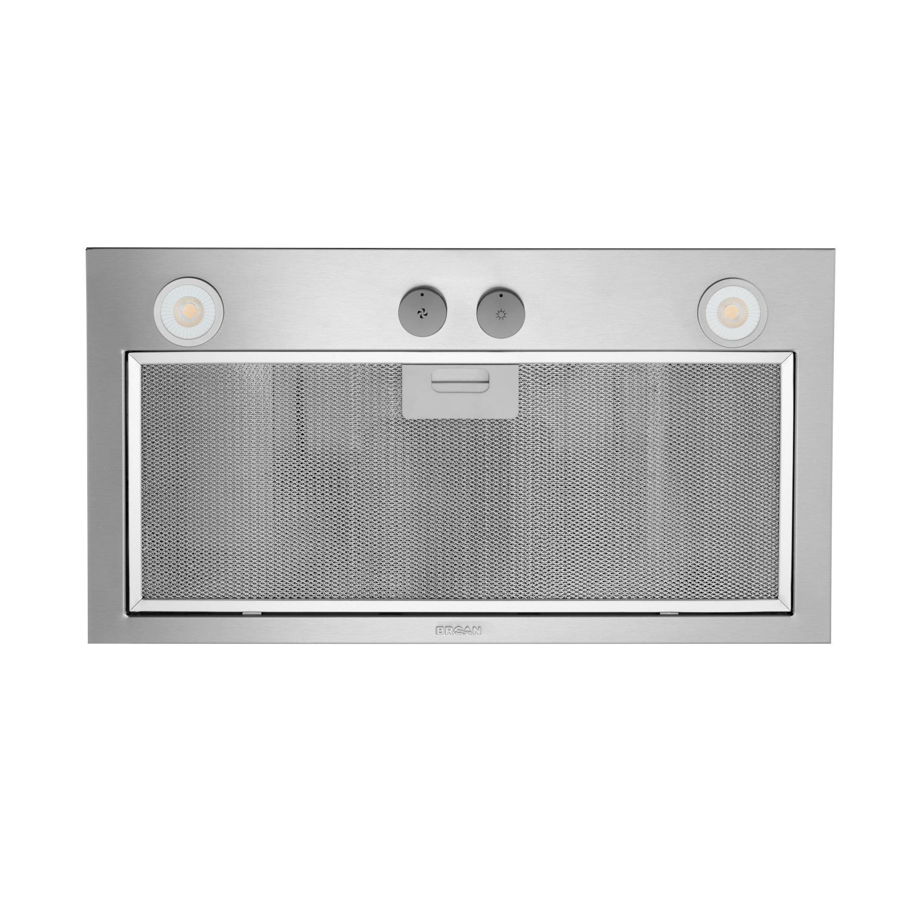 Broan Pm400 120-400 Cfm 21" Wide Custom Insert Range Hood Power Pack - Stainless Steel