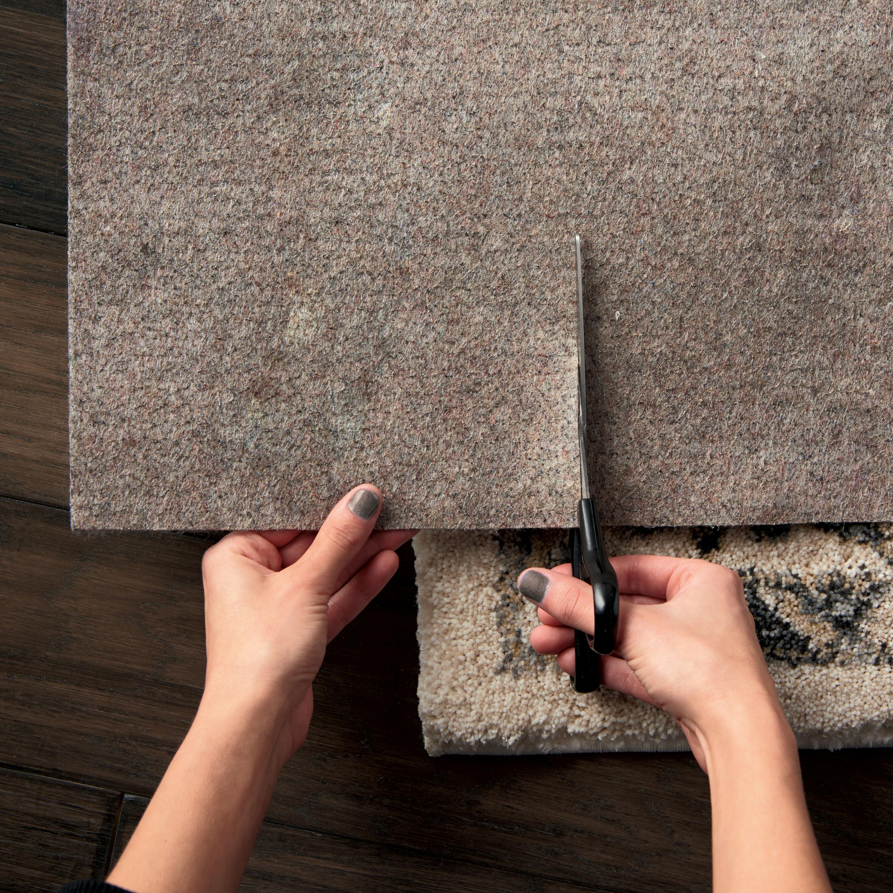 Nourison Rug-Loc Dual Sided Grey Rug Pad BR21 Grey 9'6" x 13'6"