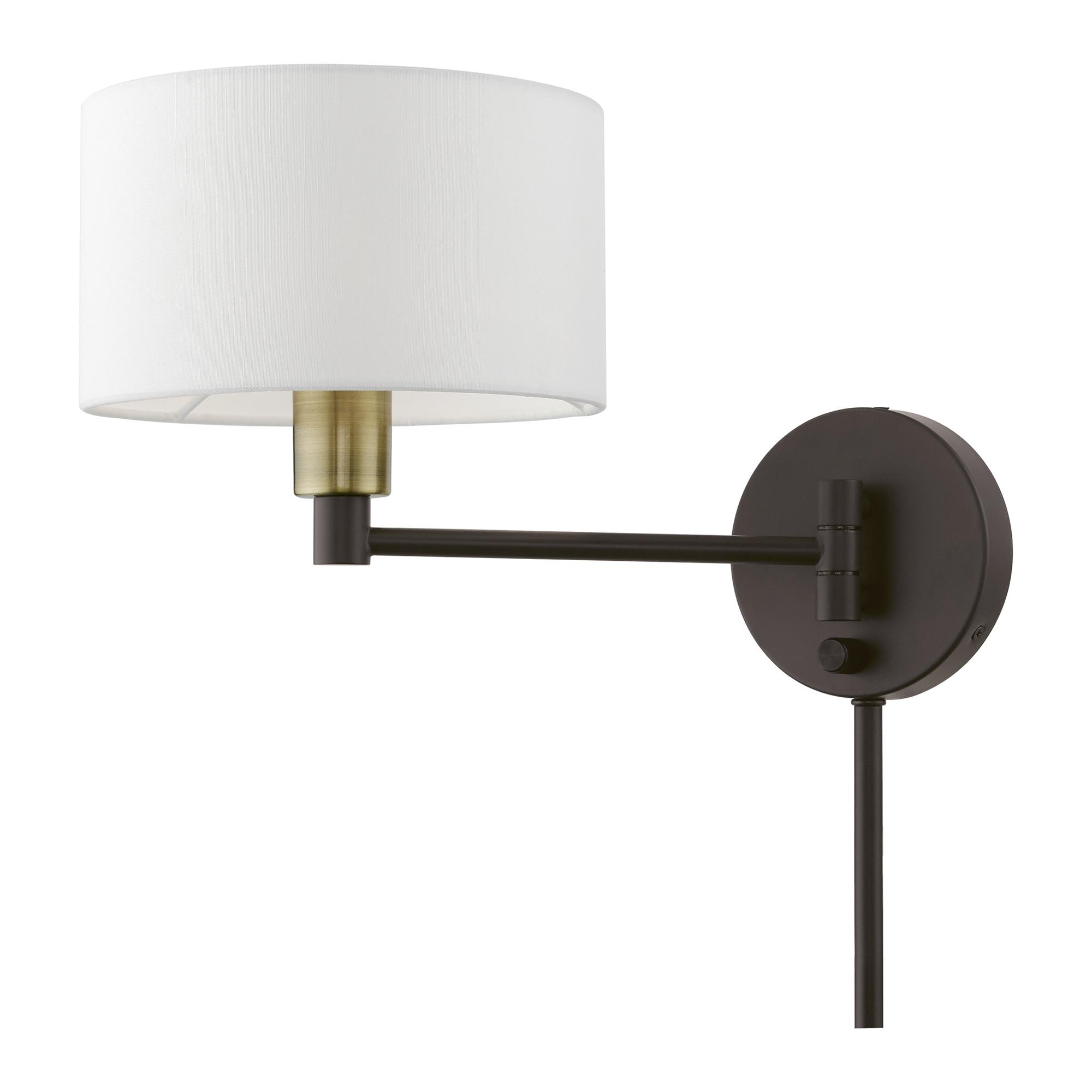 Livex Lighting 1 - Light Wall Light in  Bronze/Antique Brass