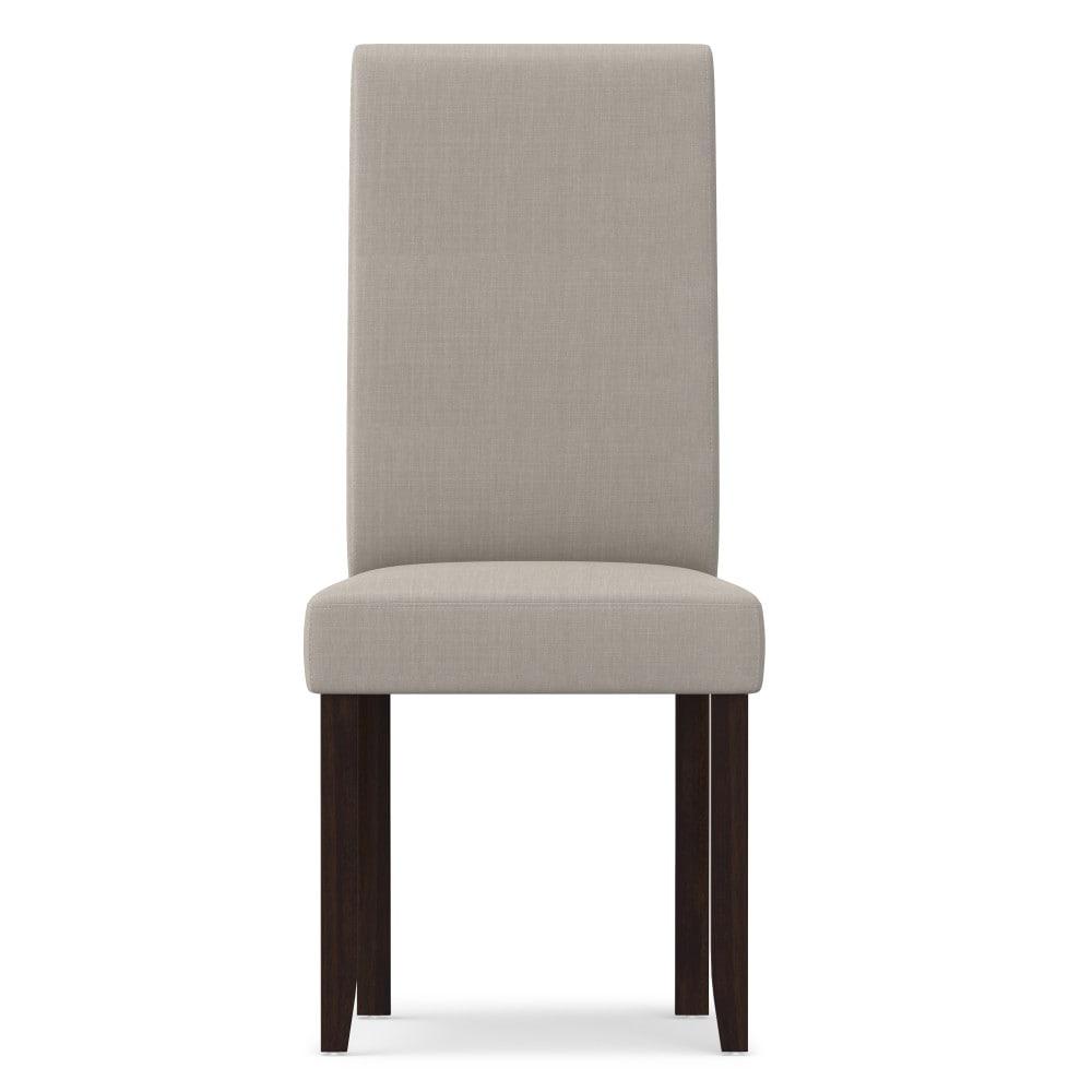 Simpli Home Acadian Linen Parsons Chair (Set of 2)