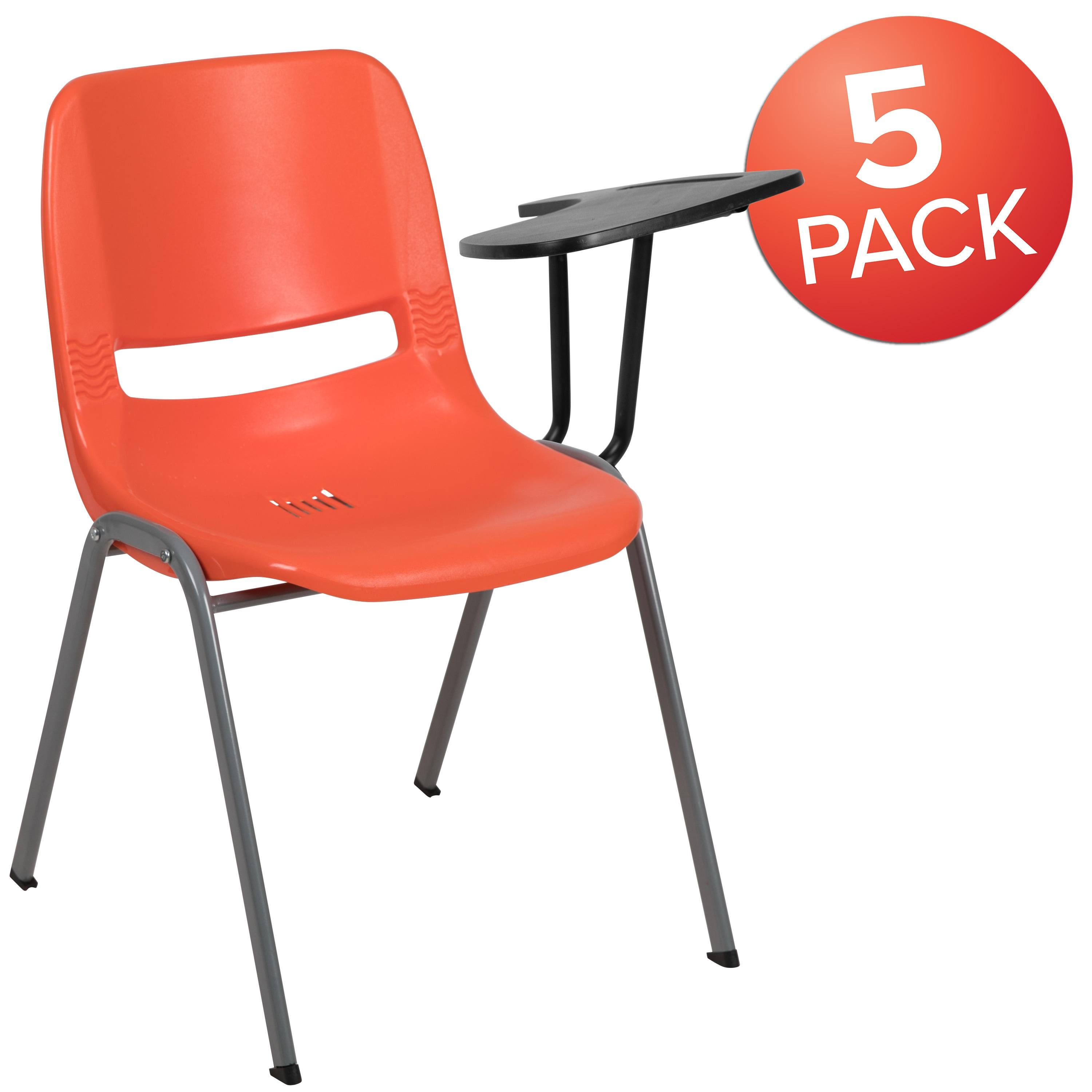 Flash Furniture Westley Ergonomic Shell Chair with Left Handed Flip-Up Tablet Arm & Reviews | Wayfair