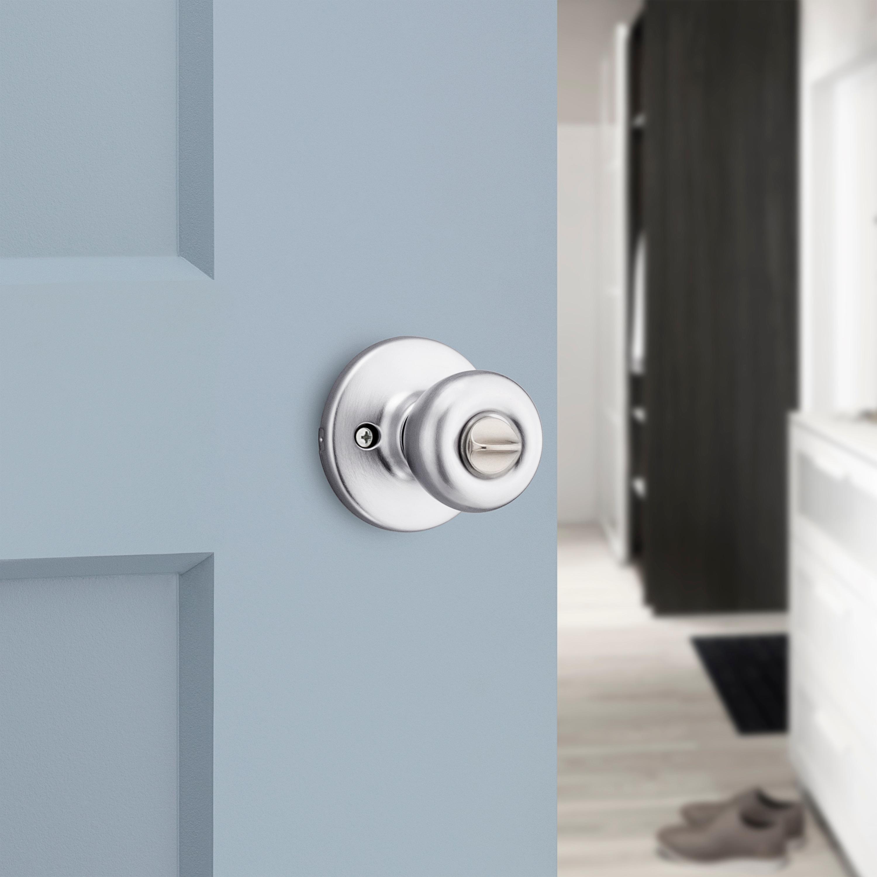 Kwikset Mobile Home Polished Brass Steel Privacy Knob 3 Grade Right or Left Handed
