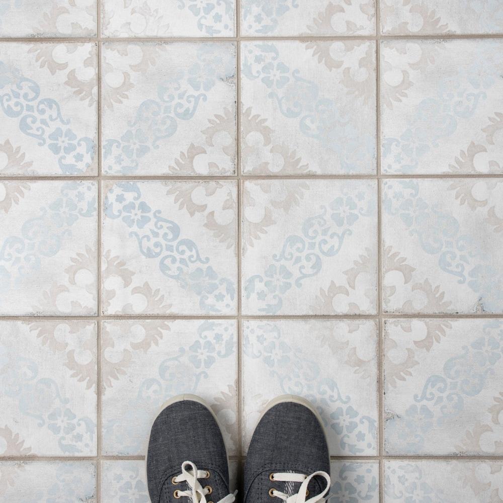Barcelona 6" x 6" Porcelain Patterned Wall & Floor Tile