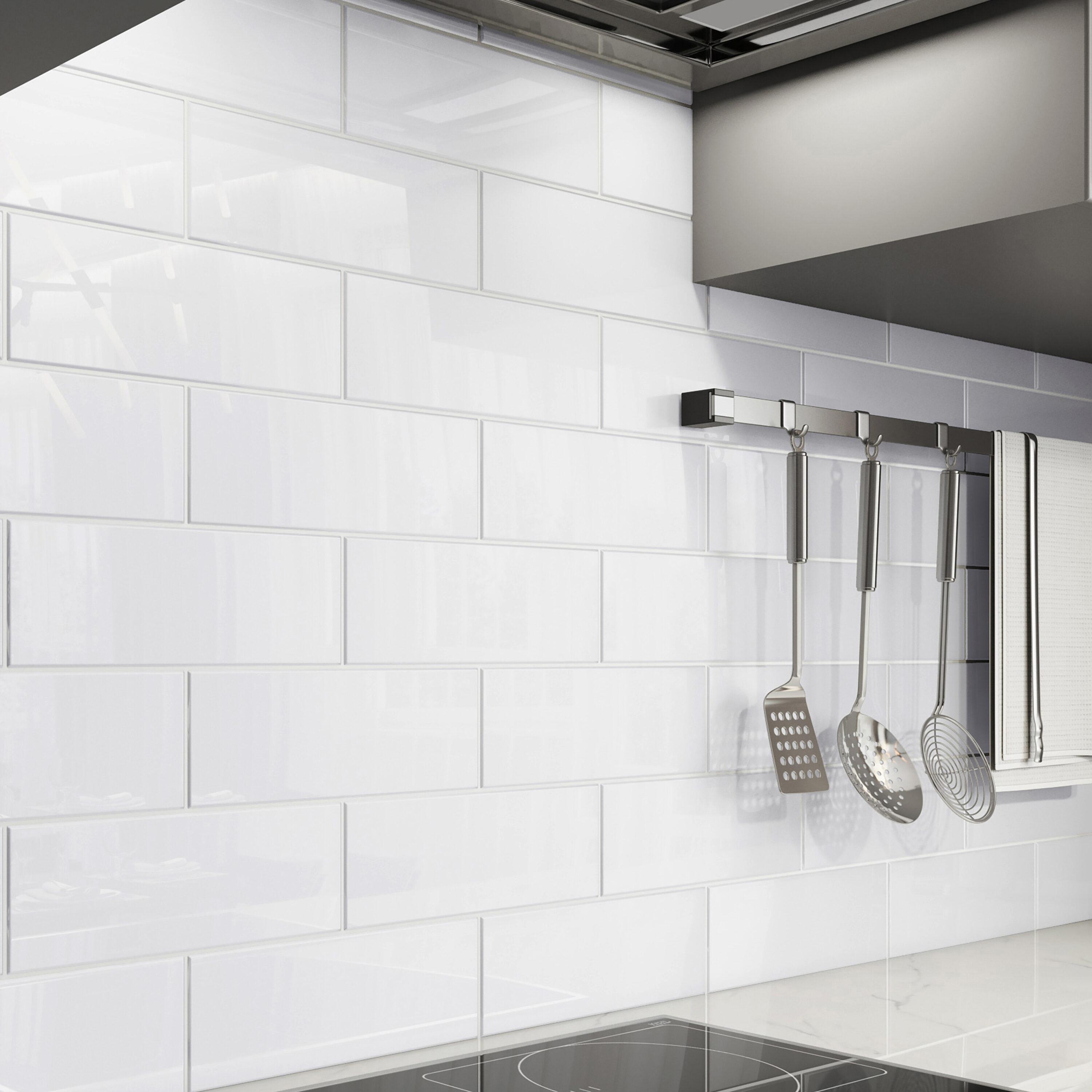 Giorbello Glass Subway 4" x 12" Wall Tile