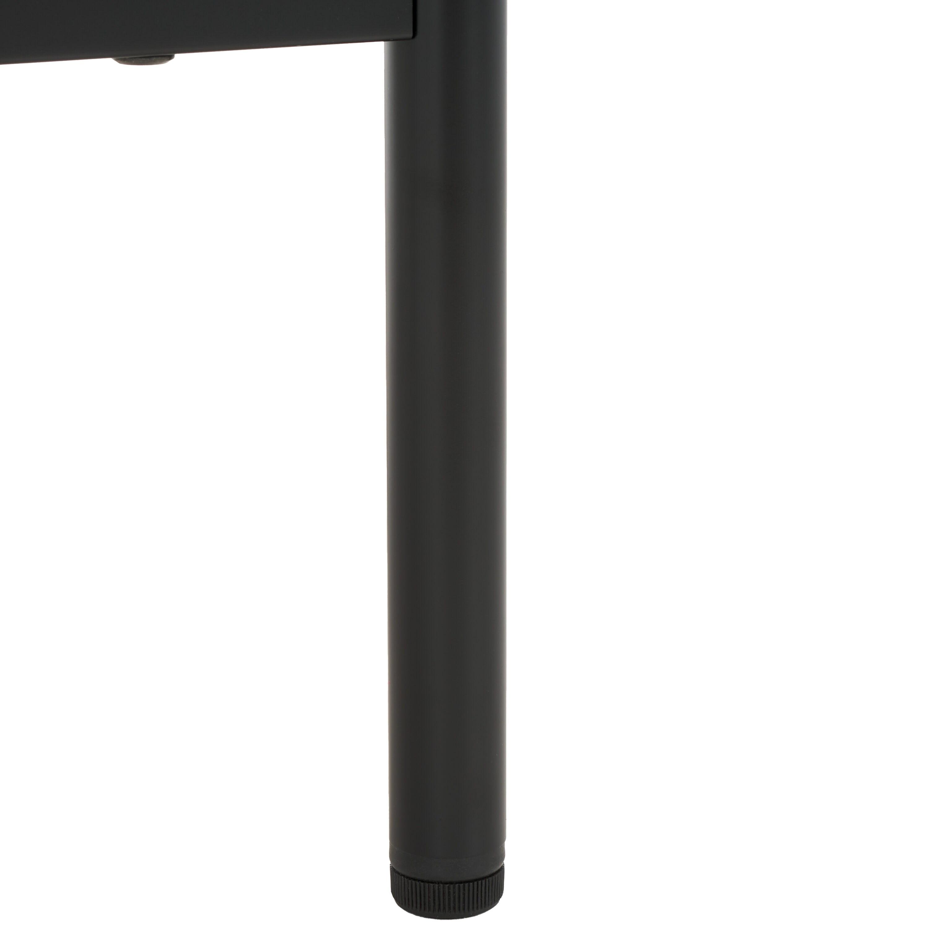 Axelle 1 Drawer Nightstand - NST9607 - Black/Black - Safavieh