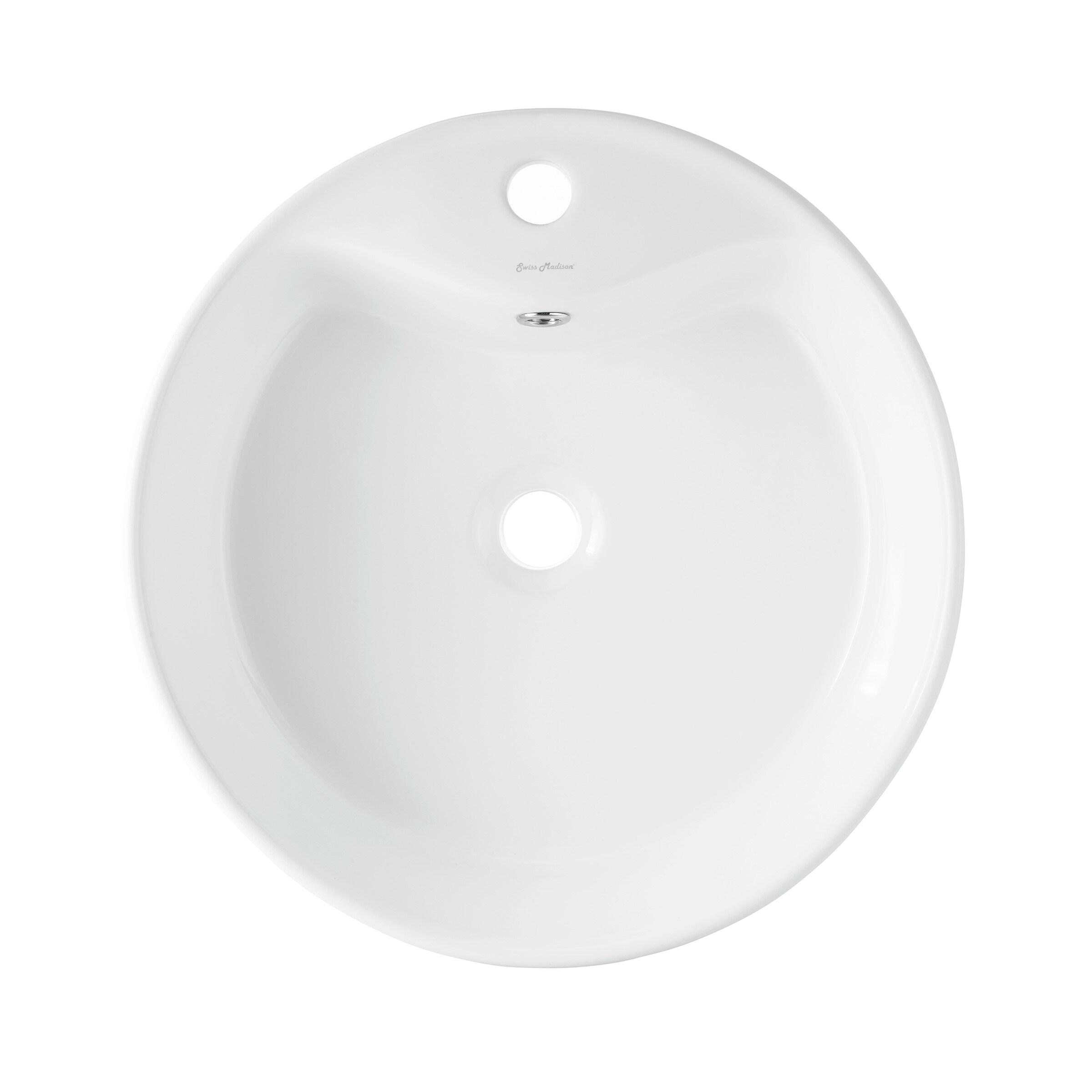 Trocadéro Round Vessel Sink with Faucet Mount