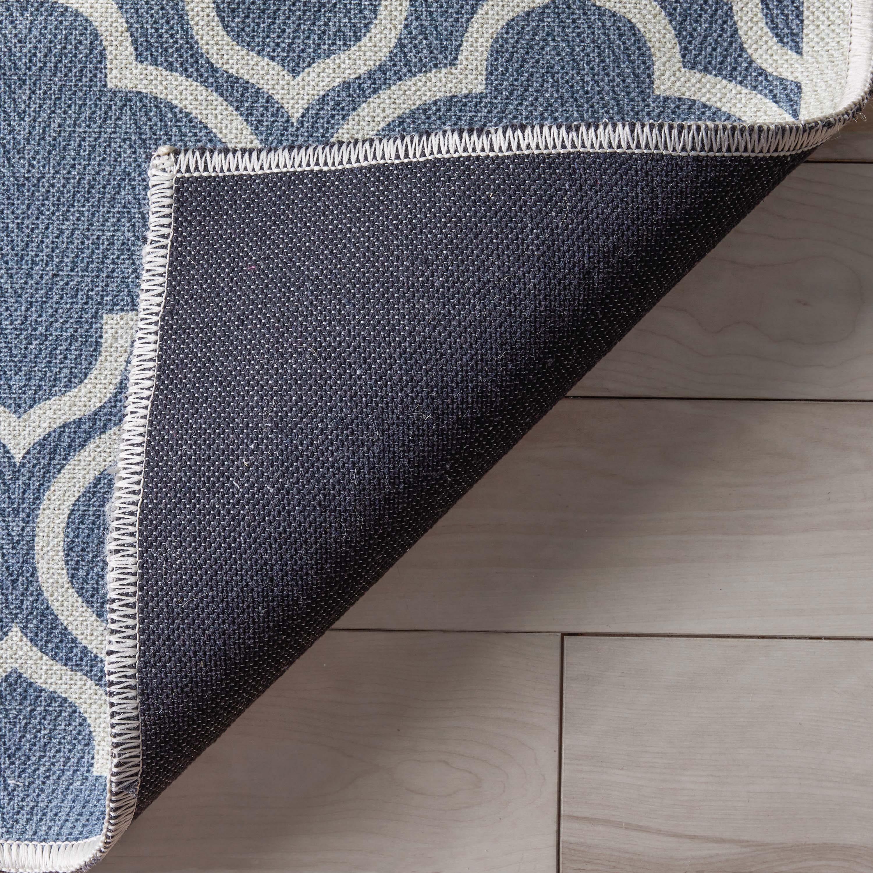 Well Woven Apollo Lattice Modern Moroccan Charcoal Grey 7'7" x 9'10" Machine Washable Area Rug