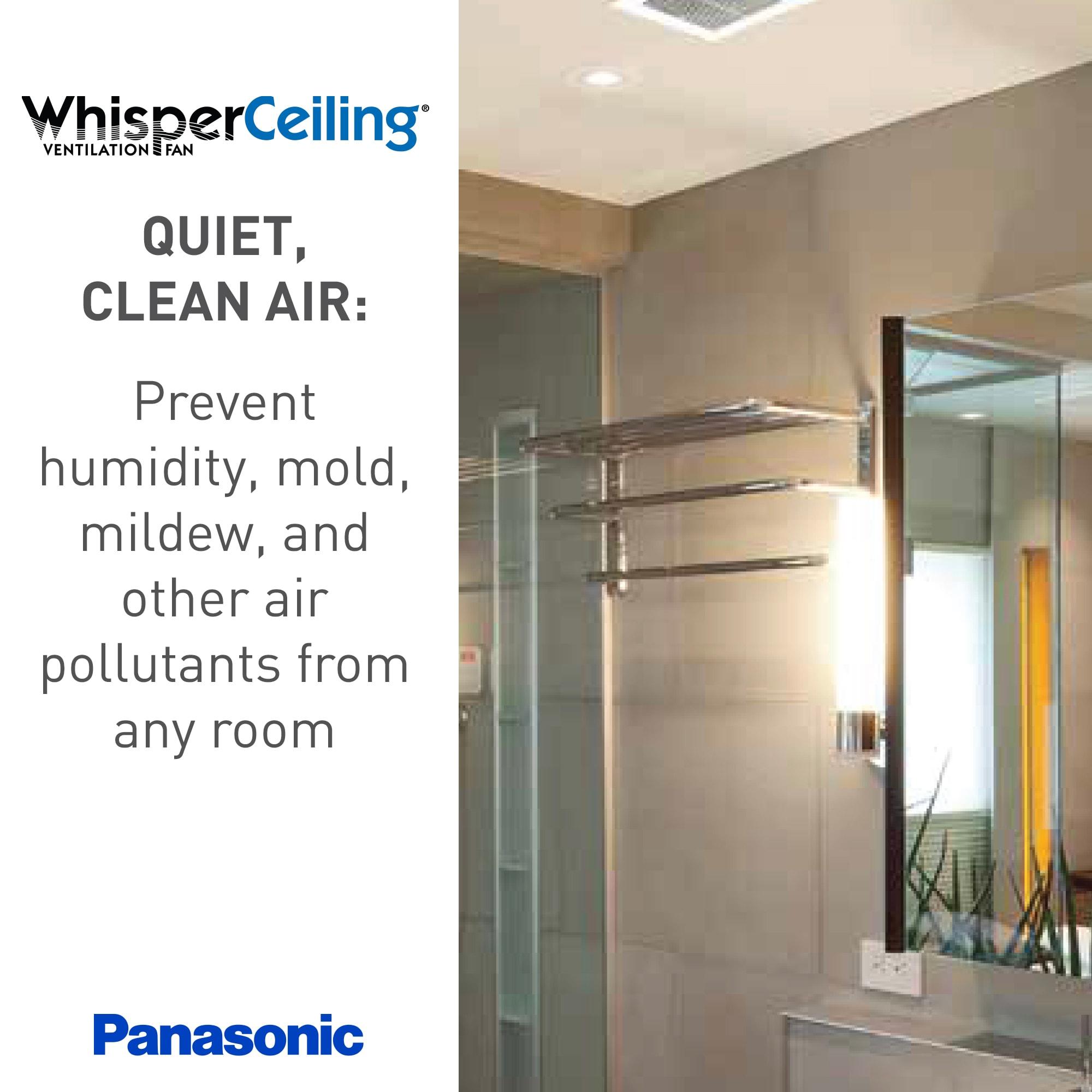 Panasonic WhisperCeiling Bathroom Exhaust Fan, 290 CFM, FV-30VQ3