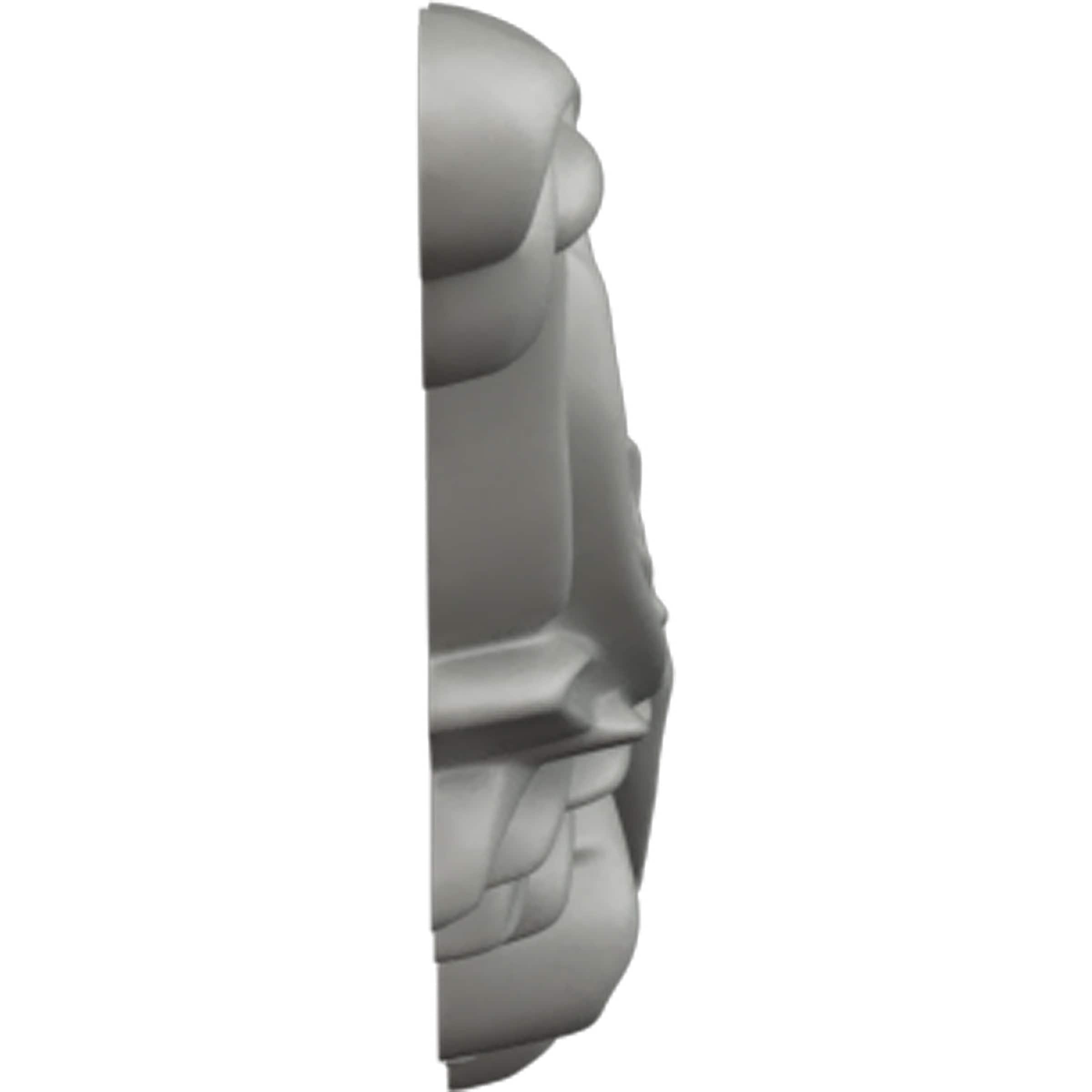 Ekena Millwork 15 3/4"W x 5 1/8"H x 1 1/8"P Robin Scroll Onlay, Left