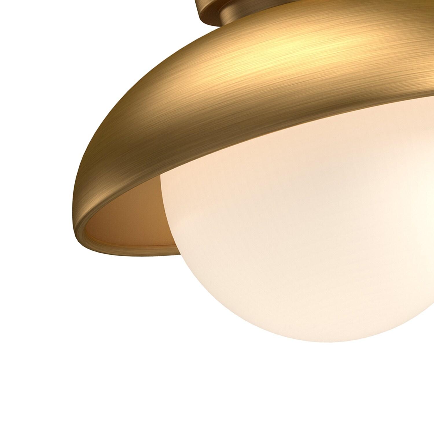 Alessia Glass Flush Mount