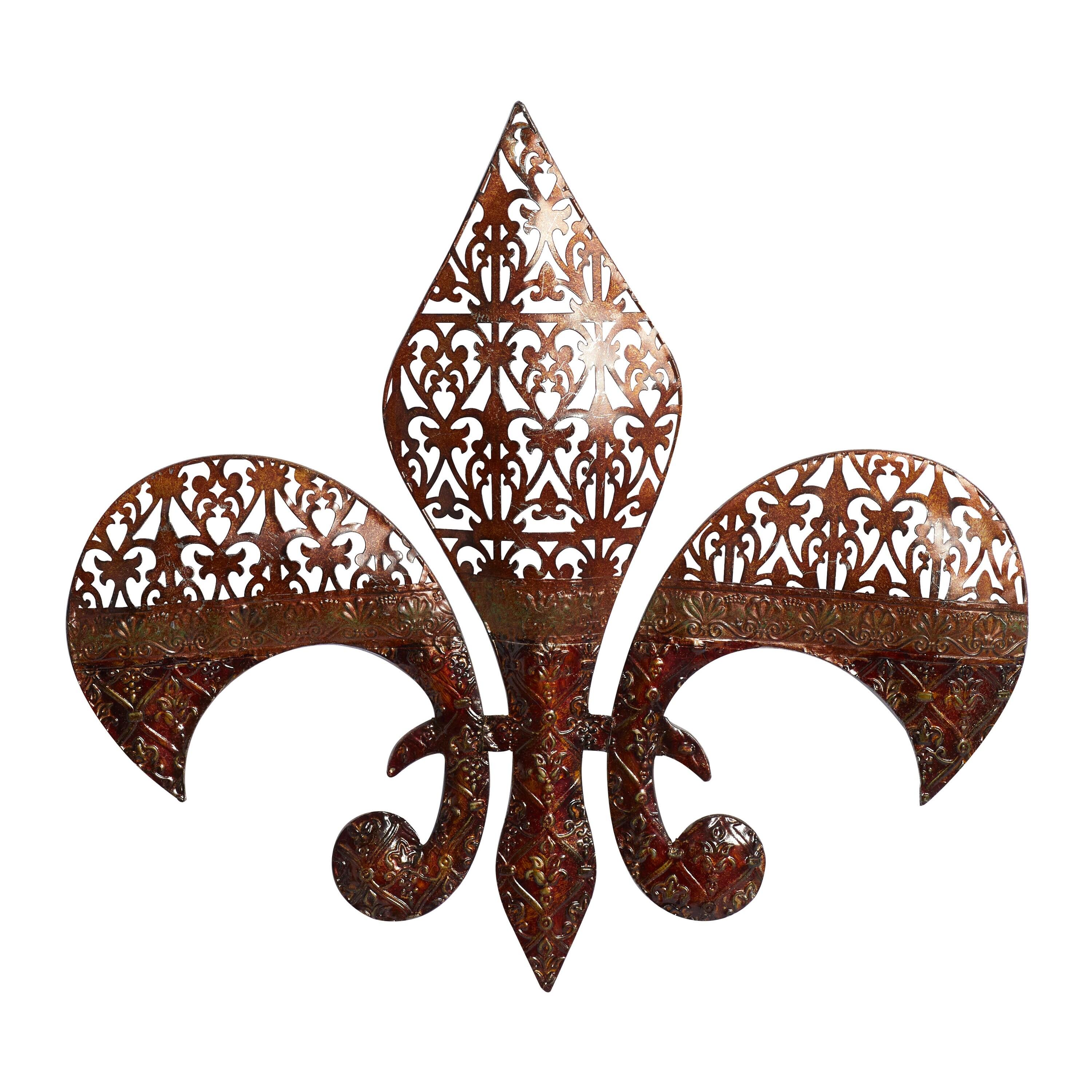 Metal Wall Decor Excellent Fleur Di Lis On Metal Wall Decor