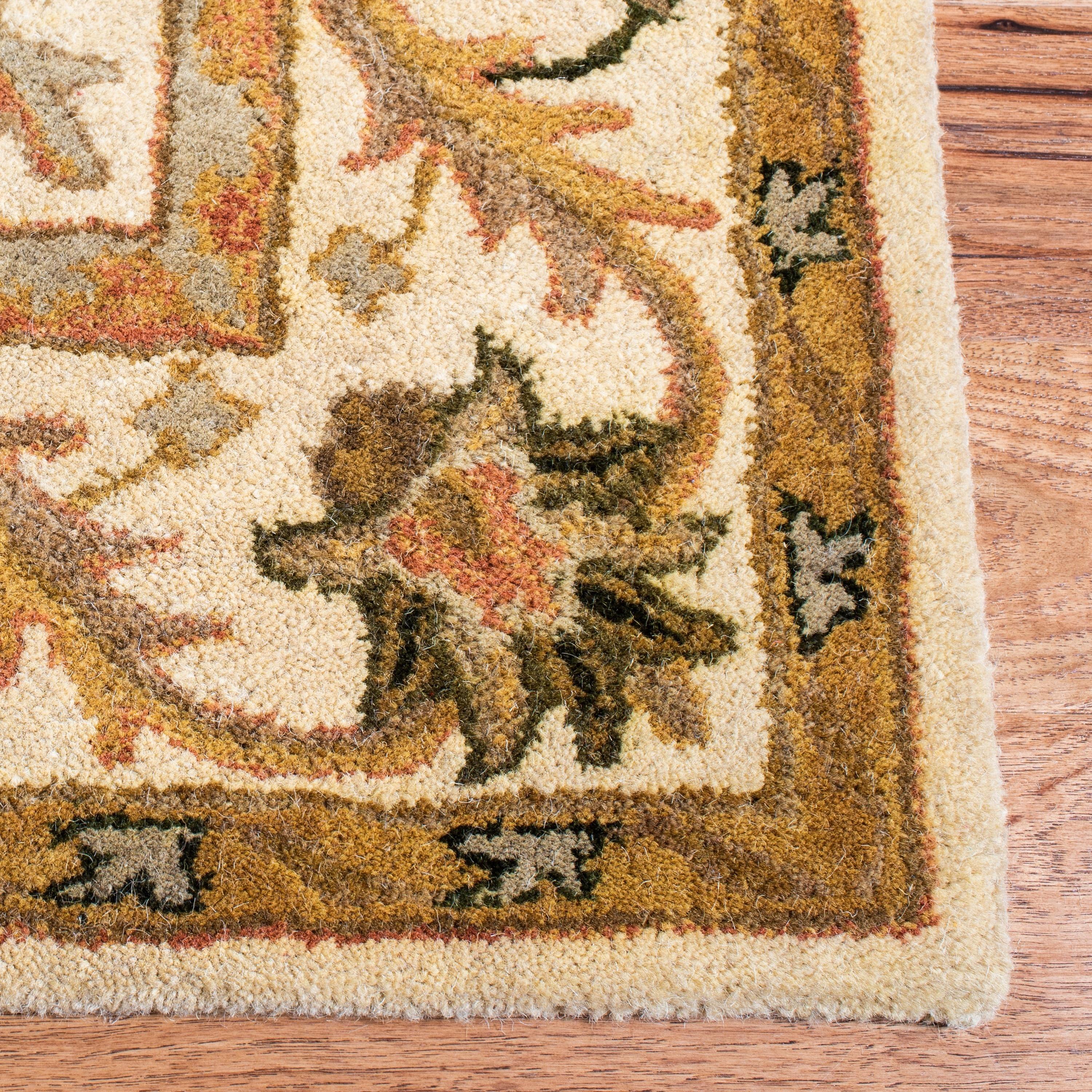 Antiquity AT52 Hand Tufted Indoor Area Rug - Gold - 8'3"x11' - Safavieh