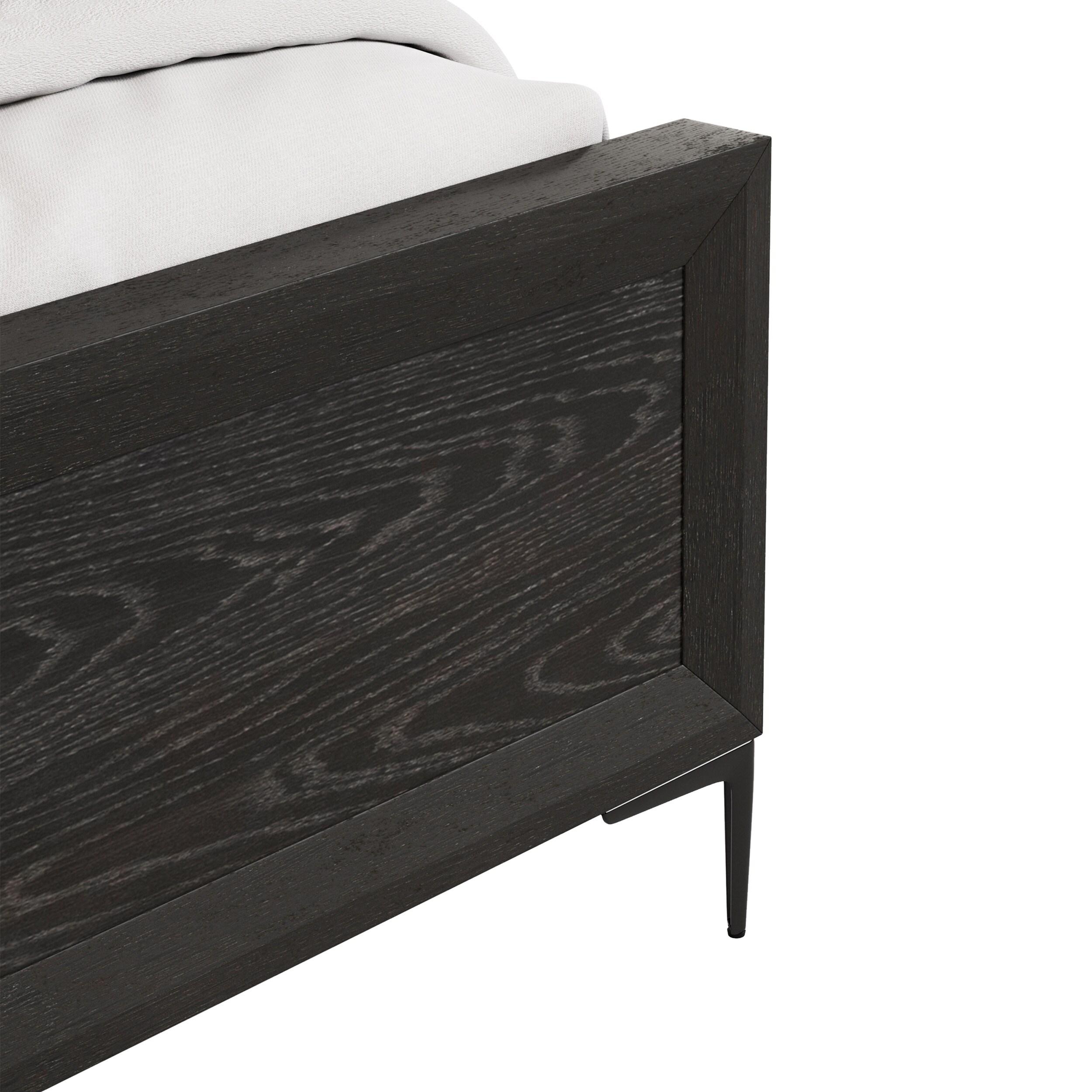 Furniture of America Brio Solid Wood Queen Panel Bed, Espresso