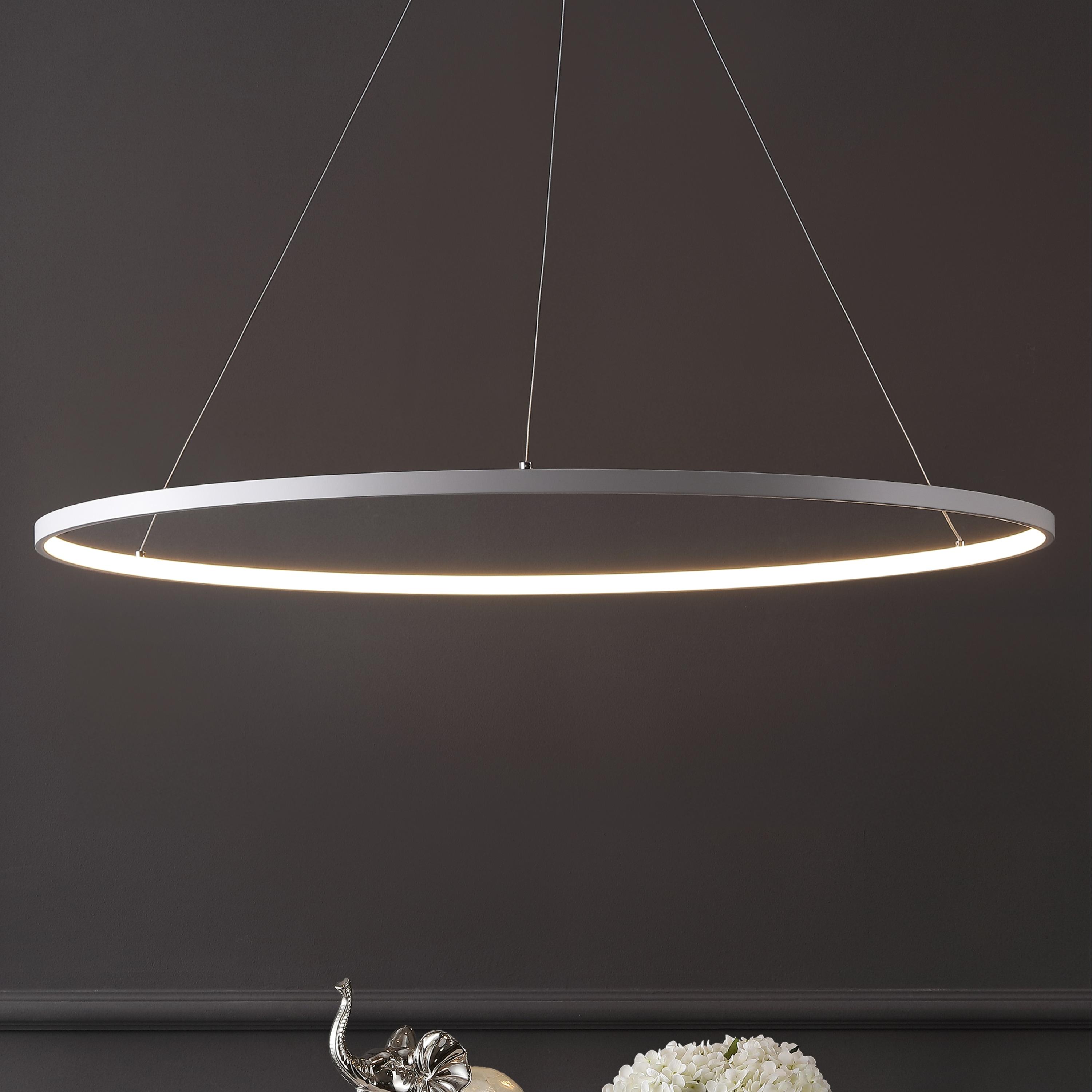 George Kovacs Discovery 31 1/4"W Silver LED Pendant Light