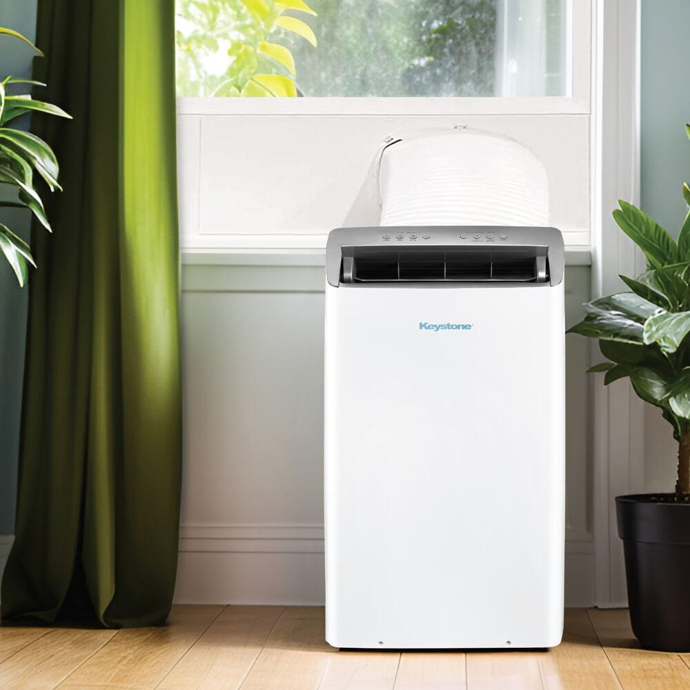 Keystone 12,000 BTU DOE Portable Inverter Air Conditioner with Heater and Remote Control