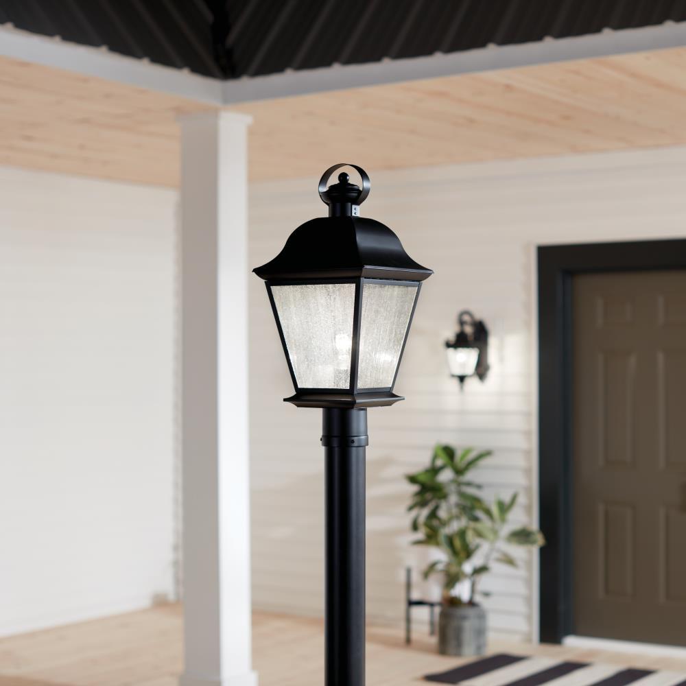 Kichler Lighting Mount Vernon 1 - Light Post Light in  Black