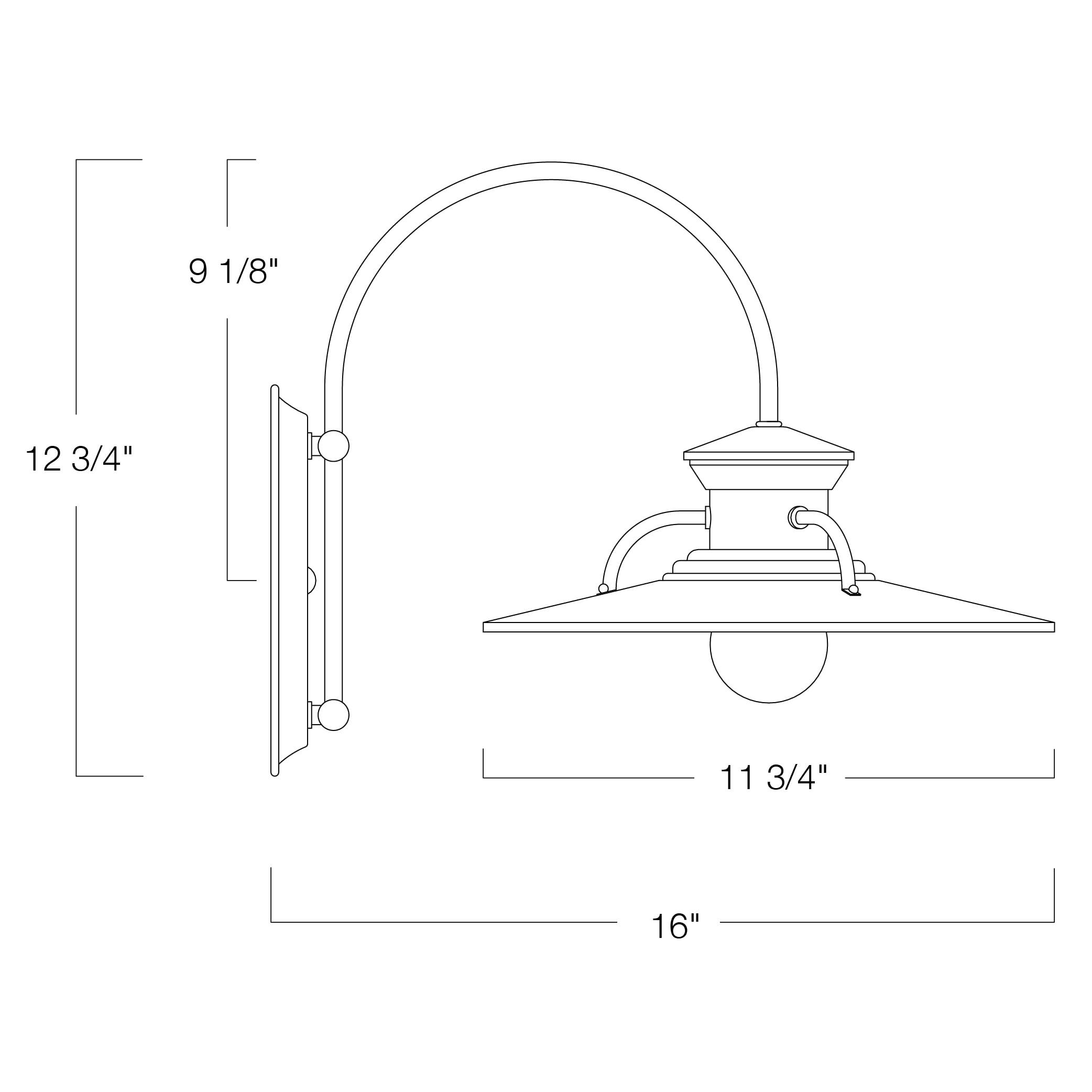 Norwell Lighting Budapest Outdoor Wall Sconce - 12 x 12.5 Copper Copper Painted