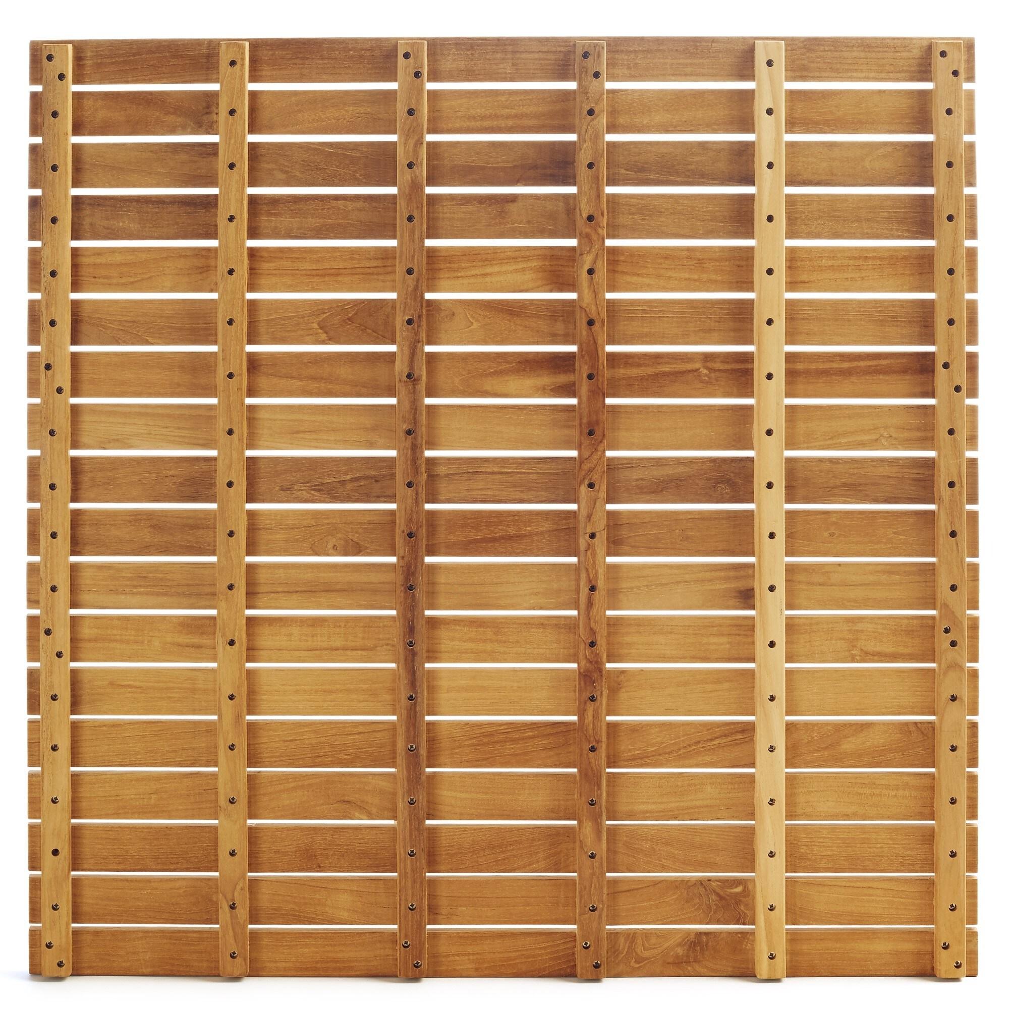 Teak Shower Mat