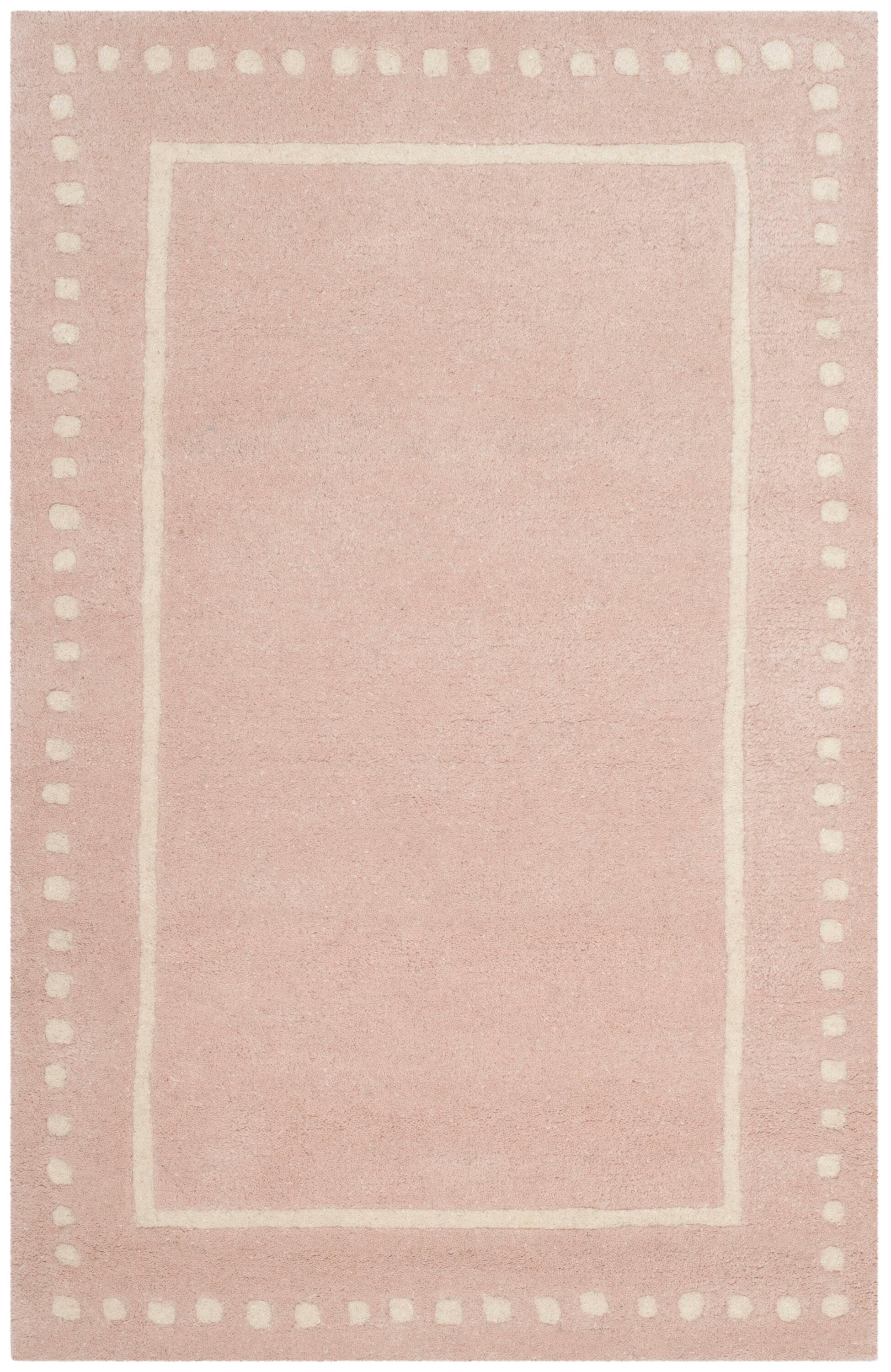 Bella BEL151 Hand Tufted Accent Rug - Light Pink/Ivory - 2'6"x4' - Safavieh.